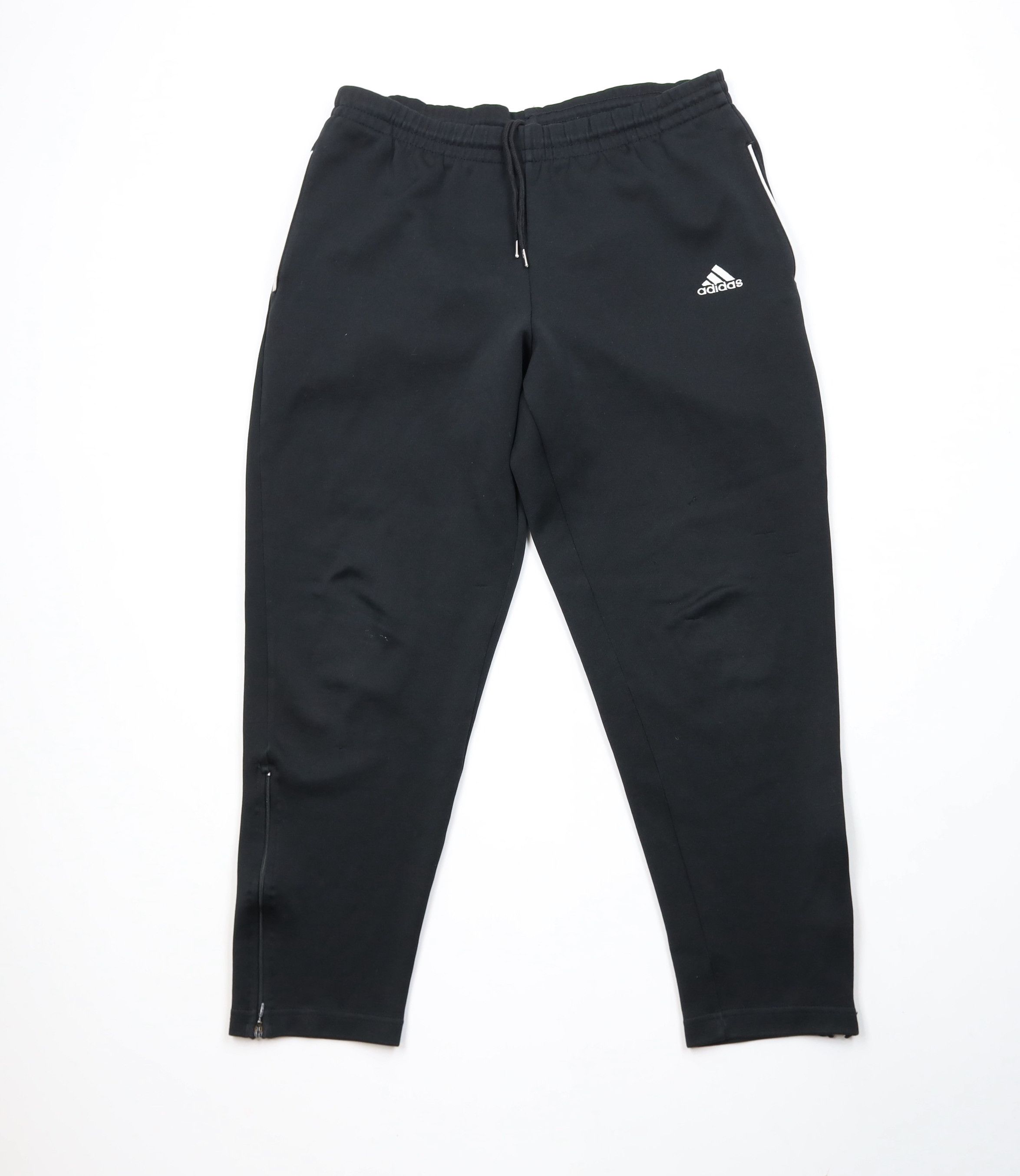 Adidas × Vintage Vintage 90s Adidas Tapered Leg Warm Up Soccer Pants Black Size US 32 / EU 48 - 1 Thumbnail