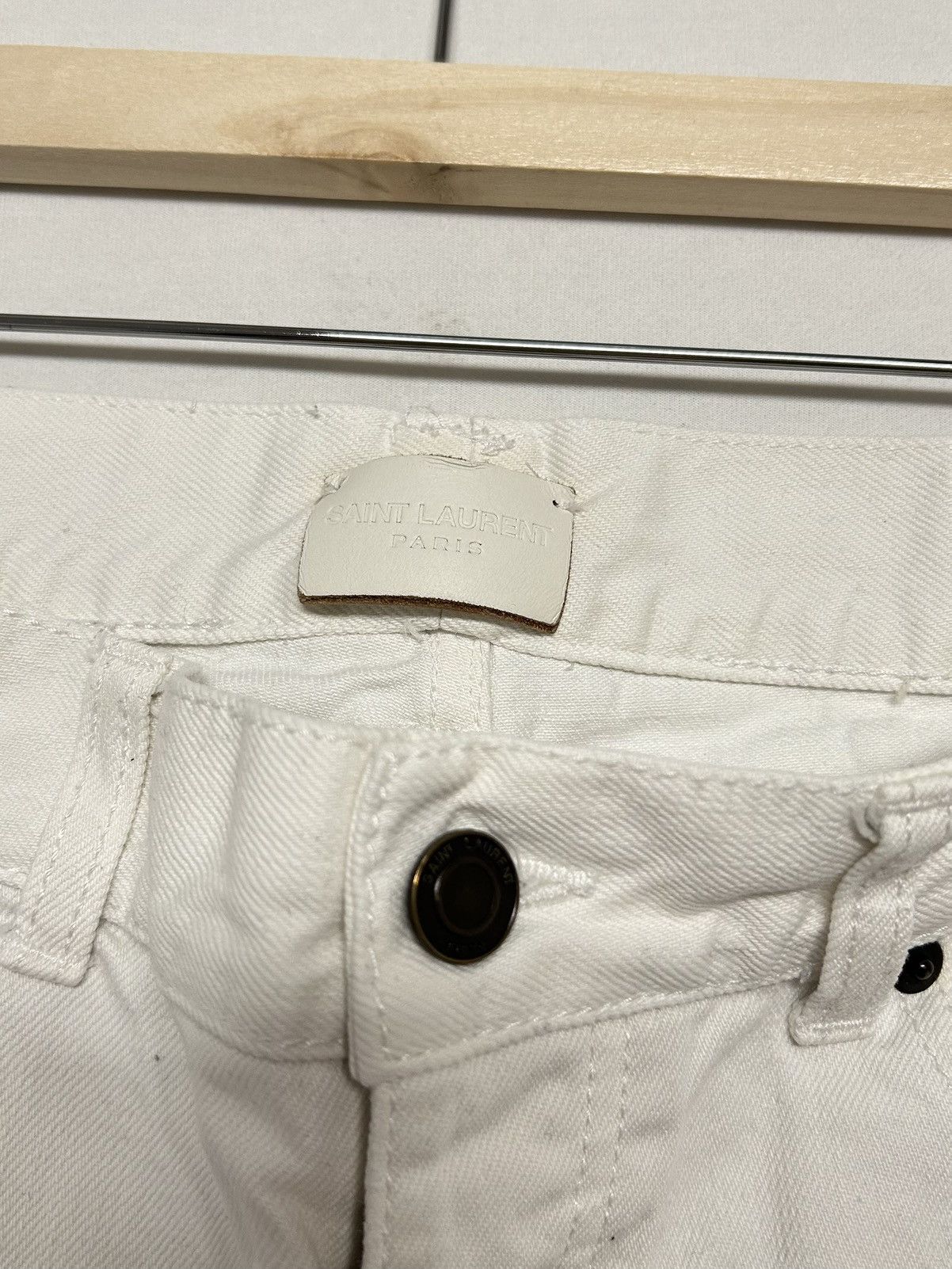 Saint Laurent Paris SS2018 Distressed Skinny Jeans Size US 32 / EU 48 - 14 Thumbnail