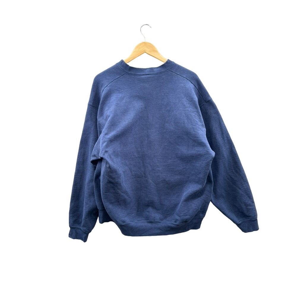 Fruit Of The Loom × Vintage 1990's Illinois Fighting Illini Embroidered College Crewneck Size US XL / EU 56 / 4 - 2 Thumbnail