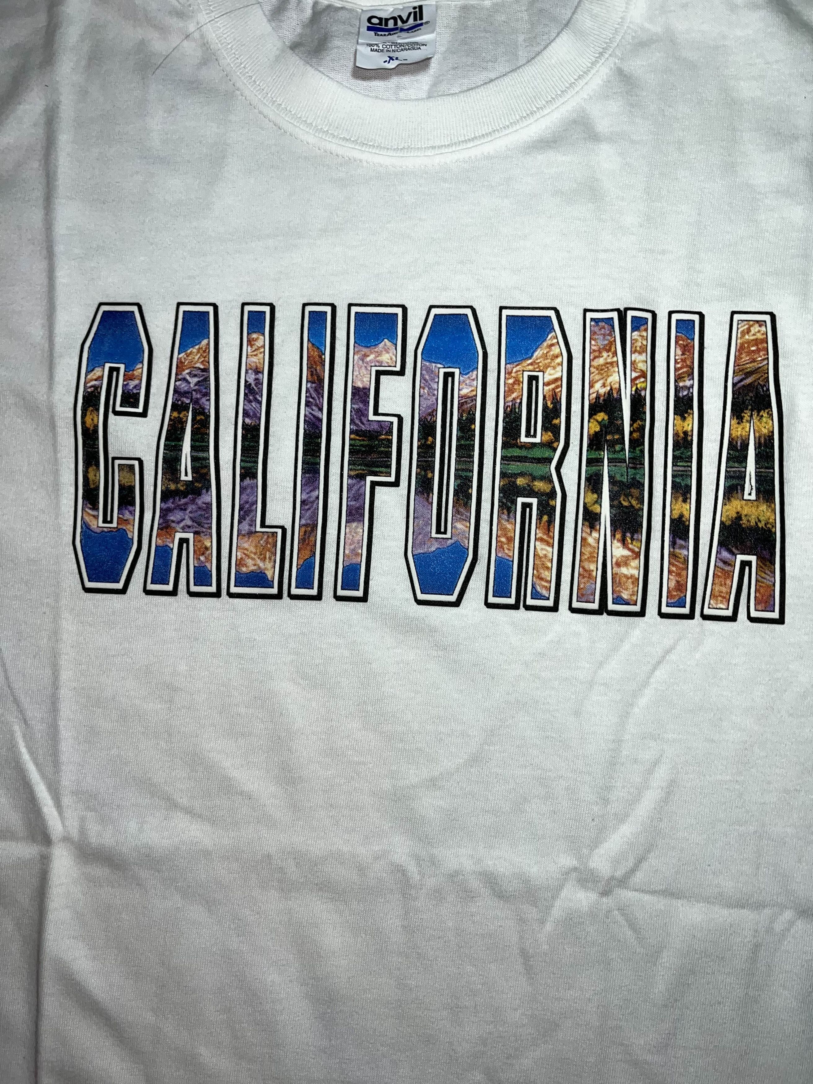 Anvil × California Republic × Vintage Y2K Deadstock California Graphic T-Shirt Size US XL / EU 56 / 4 - 3 Thumbnail