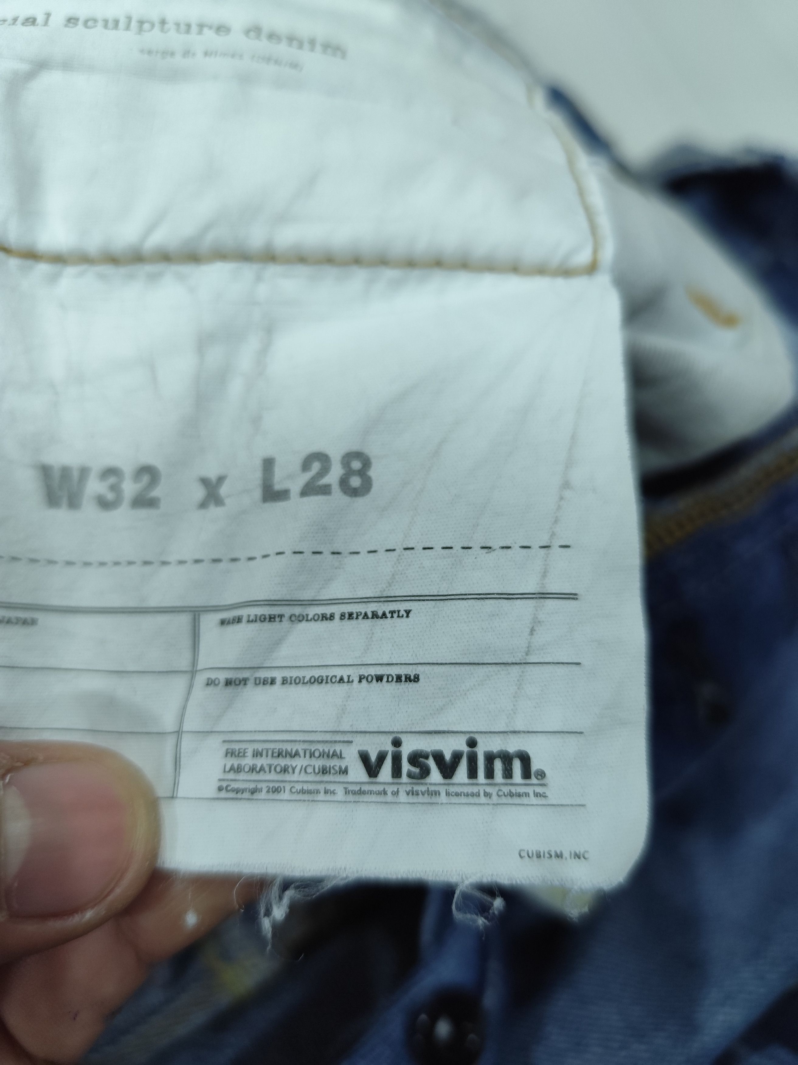 Visvim Visvim washed distress denim selvedge Size US 30 / EU 46 - 9 Thumbnail