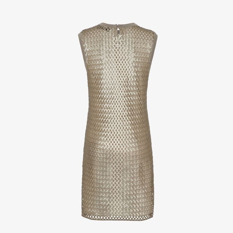 Fendi o1s1wg110326 Dress in Grey Size L / US 10 / IT 46 - 2 Thumbnail