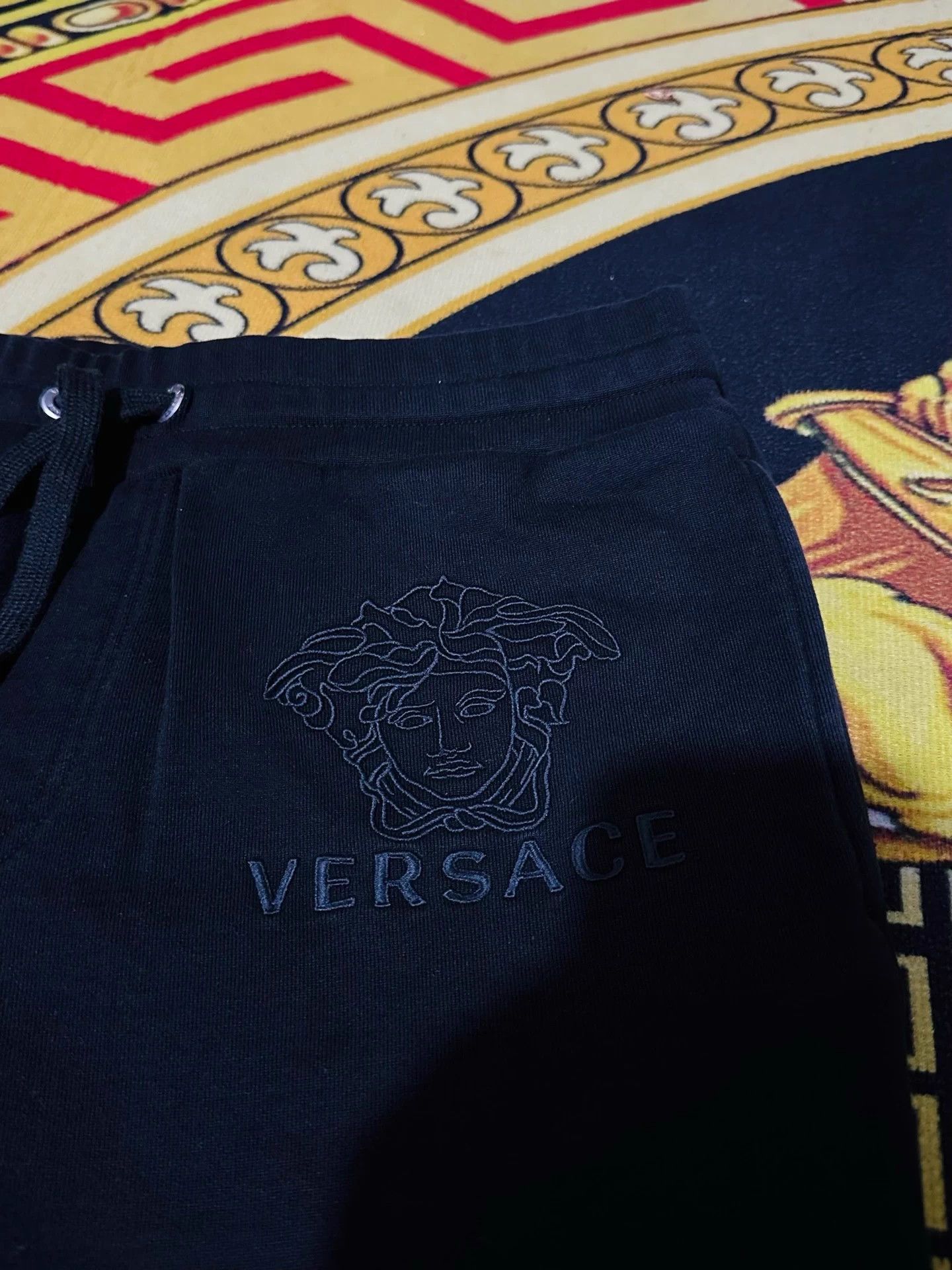 Versace Versace Medusa Head Embroidered Casual Pants Men's S Size US 30 / EU 46 - 3 Thumbnail