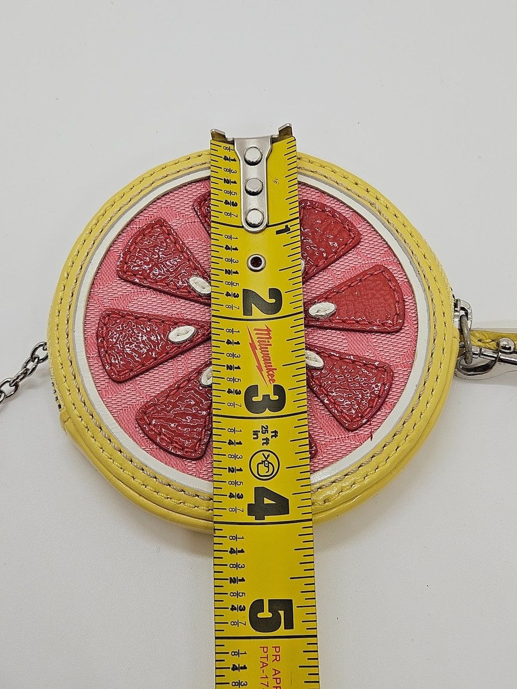 Coach Coach Grapefruit Coin Purse Wristlet Keychain Citrus Pouch Size ONE SIZE - 7 Thumbnail