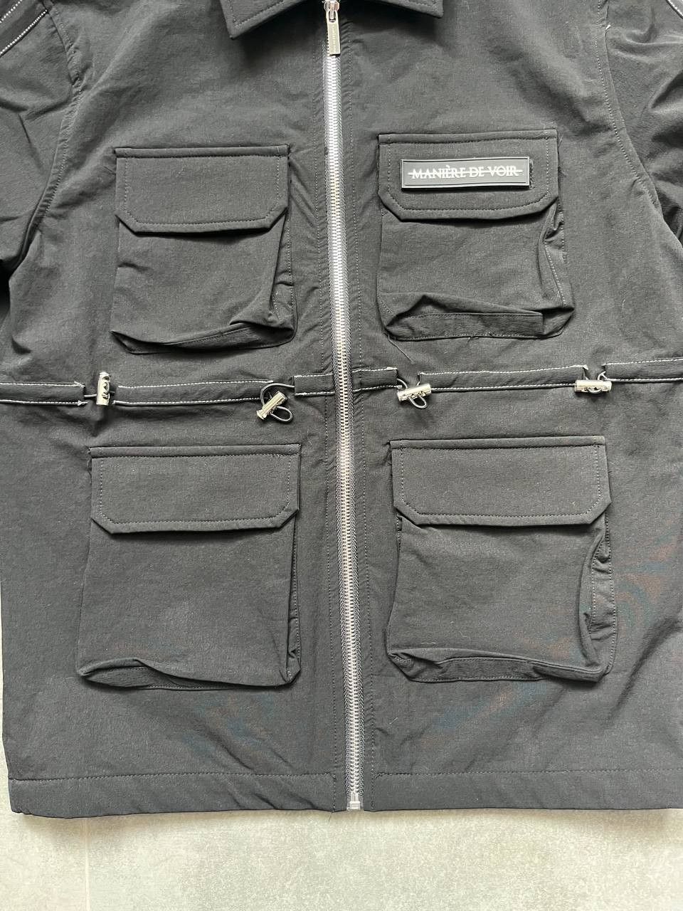 Maniere De Vior MANIÈRE DE VOIR Black Technical Utility Jacket Size US S / EU 44-46 / 1 - 7 Thumbnail