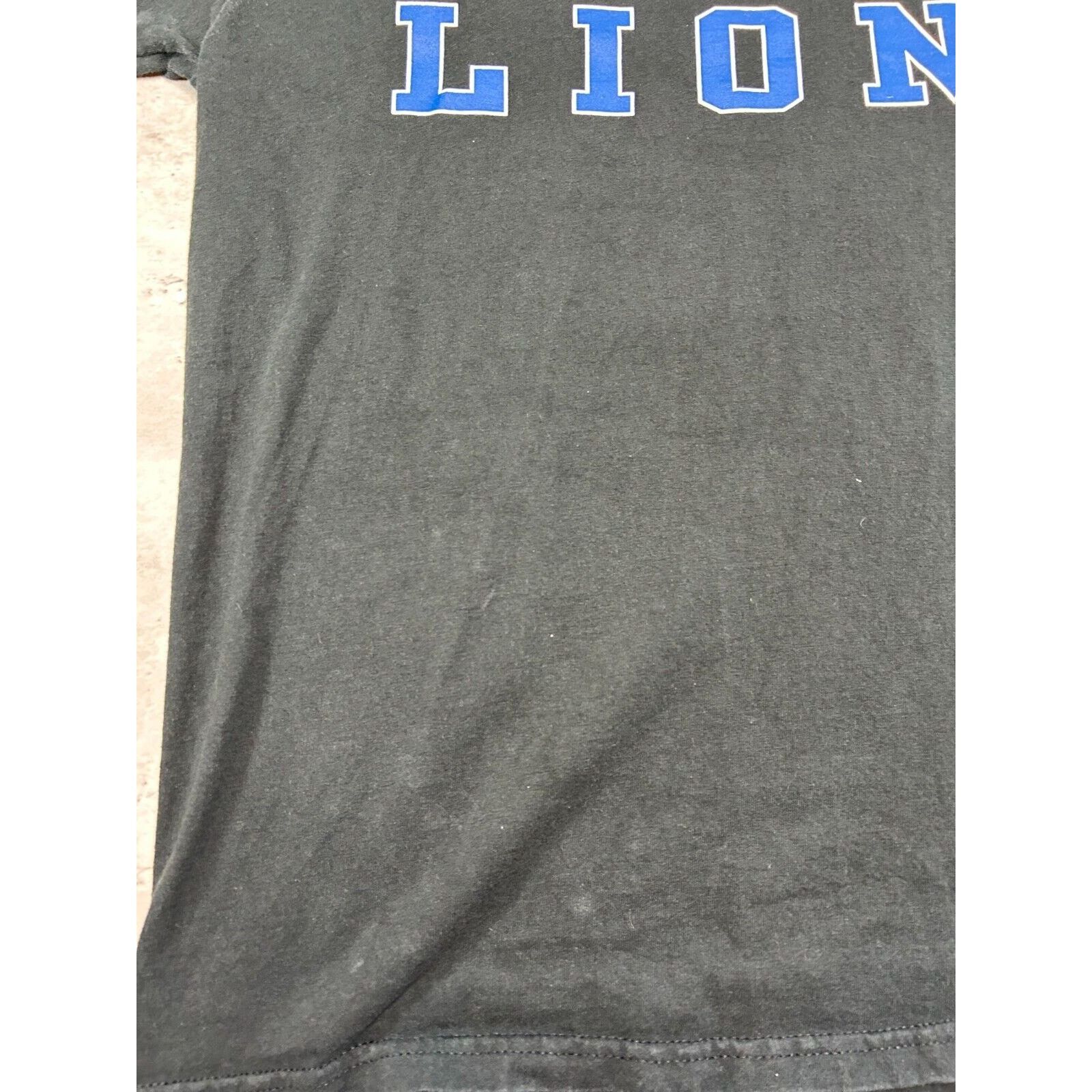 NFL Detroit Lions NFL Spell Out Longsleeve T-Shirt Size XL Black Size US XL / EU 56 / 4 - 6 Thumbnail