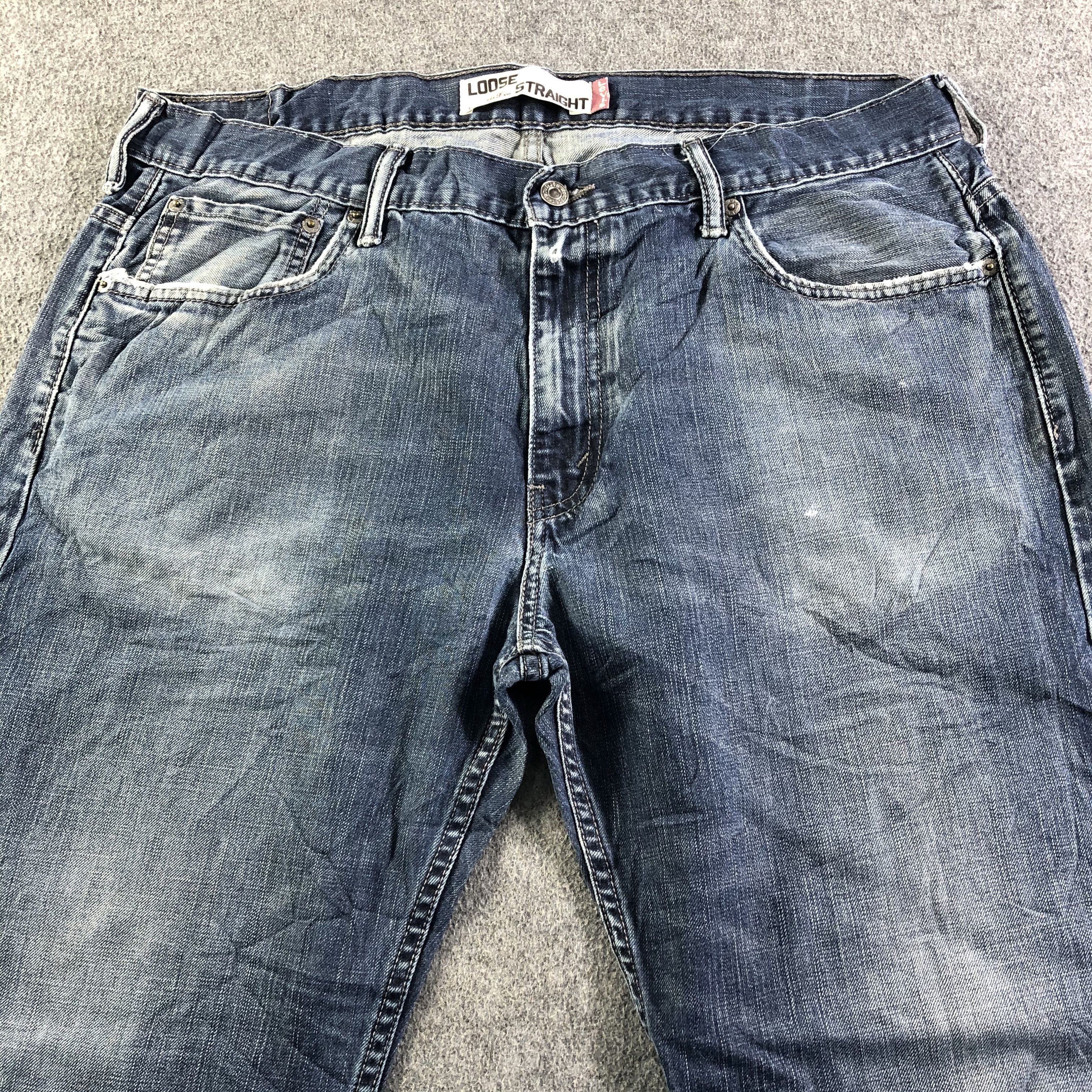 Levi's Vintage Blue Wash Levis 569 Jeans-J4133 Size US 38 / EU 54 - 3 Thumbnail