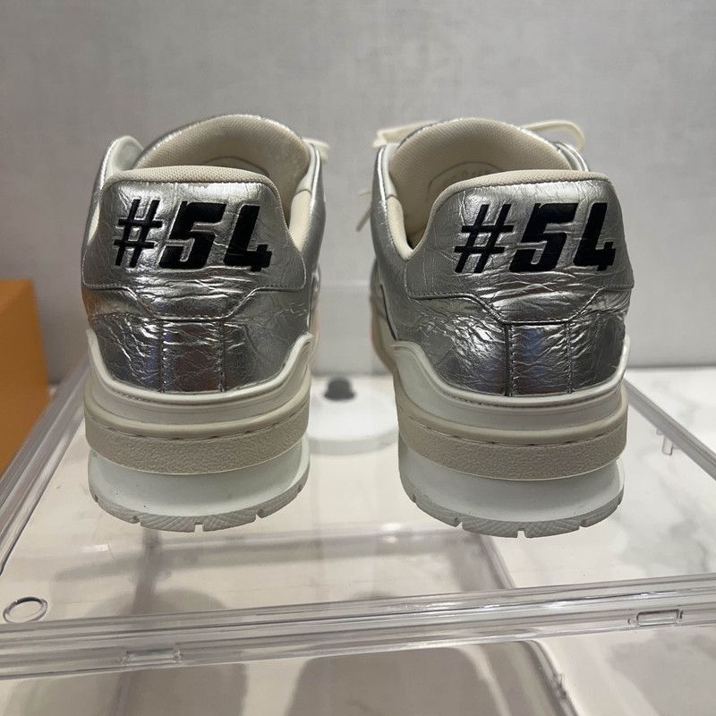 Louis Vuitton Louis Vuitton Metallic Trainer Sneakers for Men -2508 Size US 8.5 / EU 41-42 - 3 Thumbnail