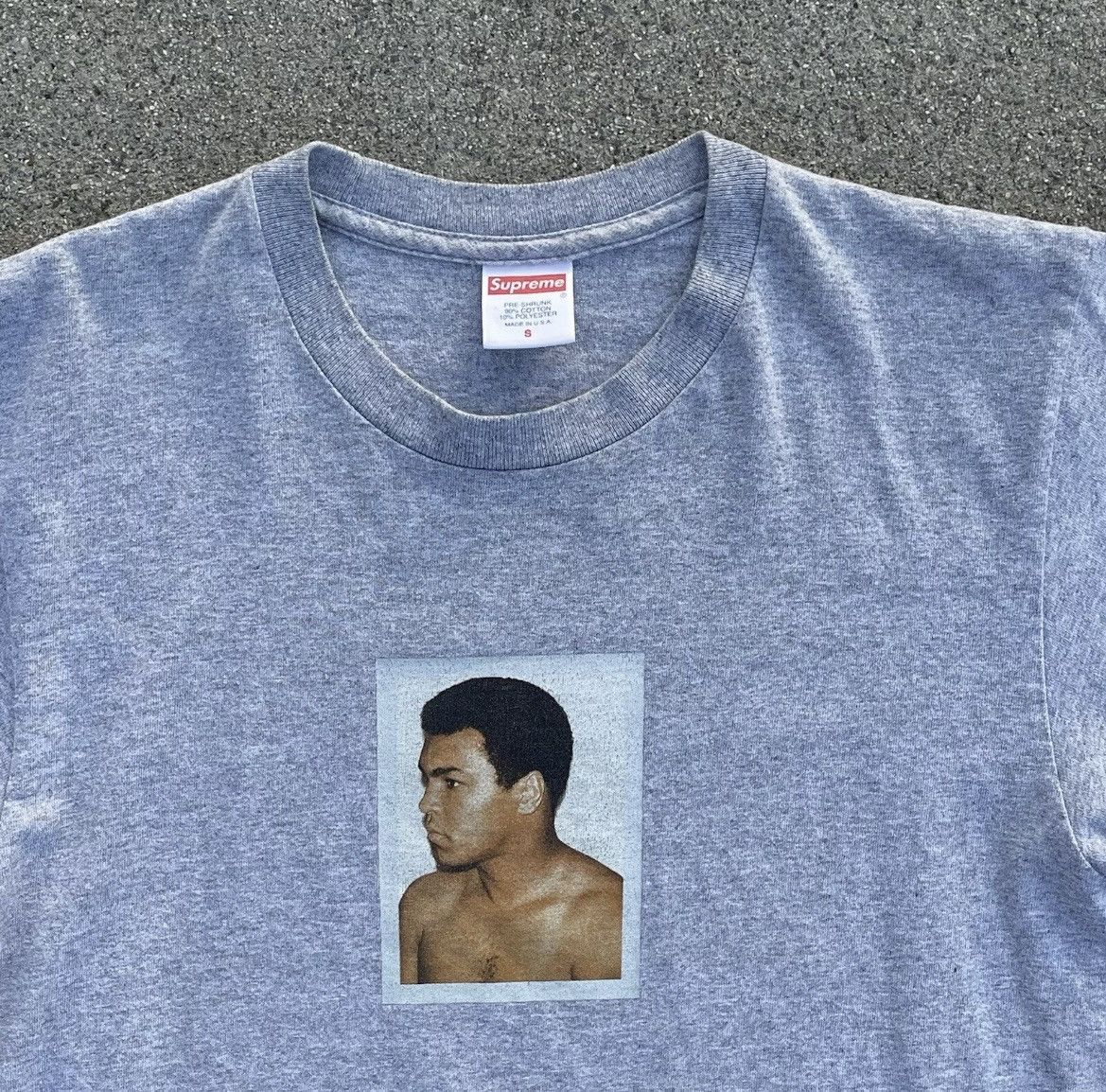 Andy Warhol × Supreme SS16 Supreme Andy Warhol grey sz Small T-shirt Muhammad Ali Size US S / EU 44-46 / 1 - 2 Thumbnail