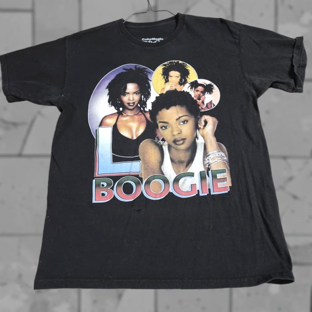 Vintage Lauryn Hill Shirt Black L 100% Cotton Coke Magic Tee Mens Short Sleeve Crew Neck Vintage? Size US L / EU 52-54 / 3 - 1 Thumbnail