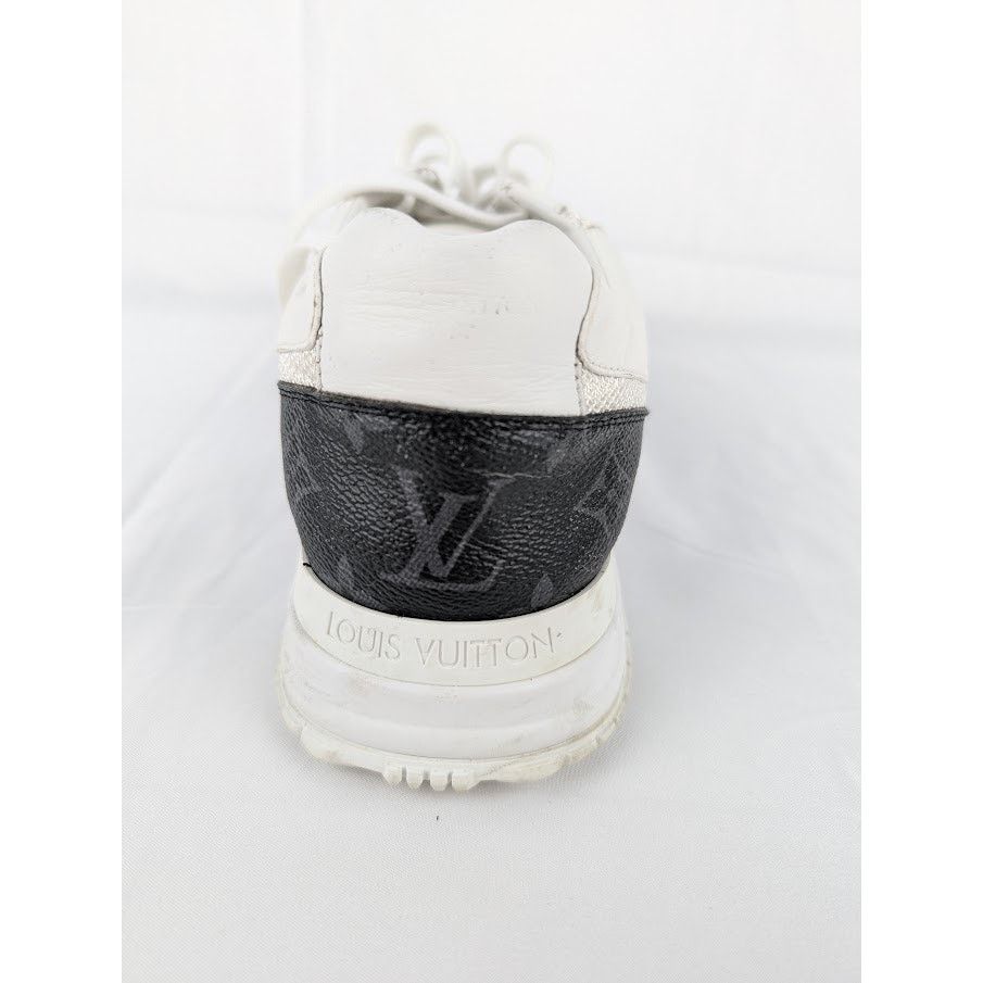 Louis Vuitton o1rshd1 Run Away Monogram Sneakers in White/Black Size US 10 / EU 43 - 6 Thumbnail