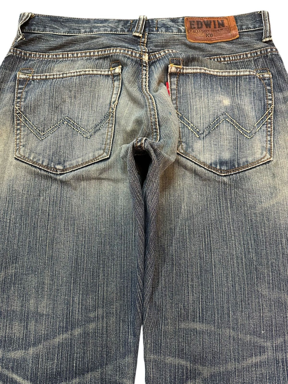 Edwin Edwin XV Exclusive Vintage Faded Wash Style Baggy Jeans Size US 34 / EU 50 - 5 Thumbnail