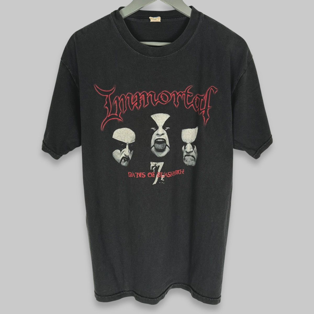 Band Tees Vintage 00s Immortal 7th Date Of Blashyrkh Rare DVD T Shirt Size US XL / EU 56 / 4 - 1 Thumbnail