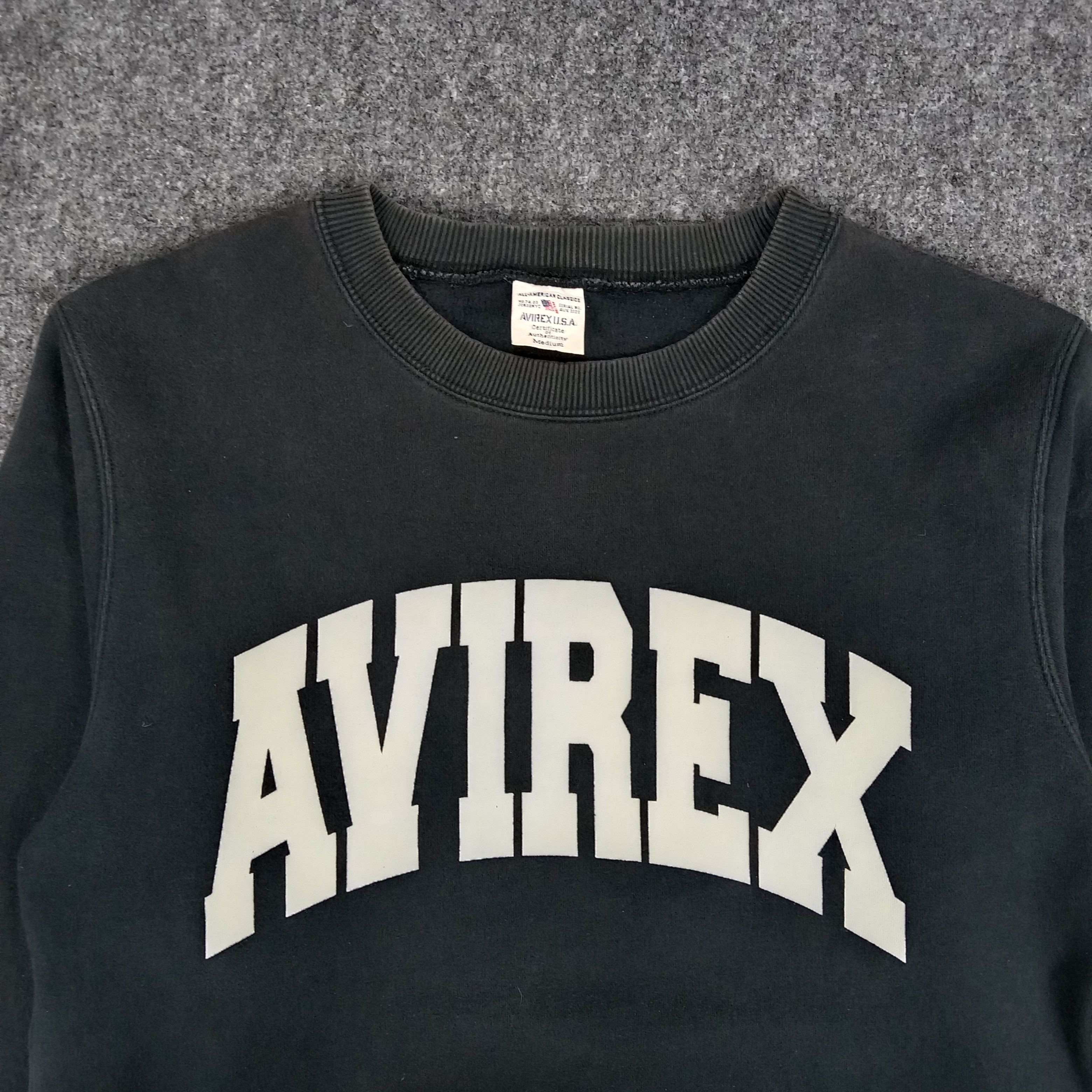 Avirex × Vintage Avirex Military Style Spellout Sweatshirt Size US S / EU 44-46 / 1 - 2 Thumbnail