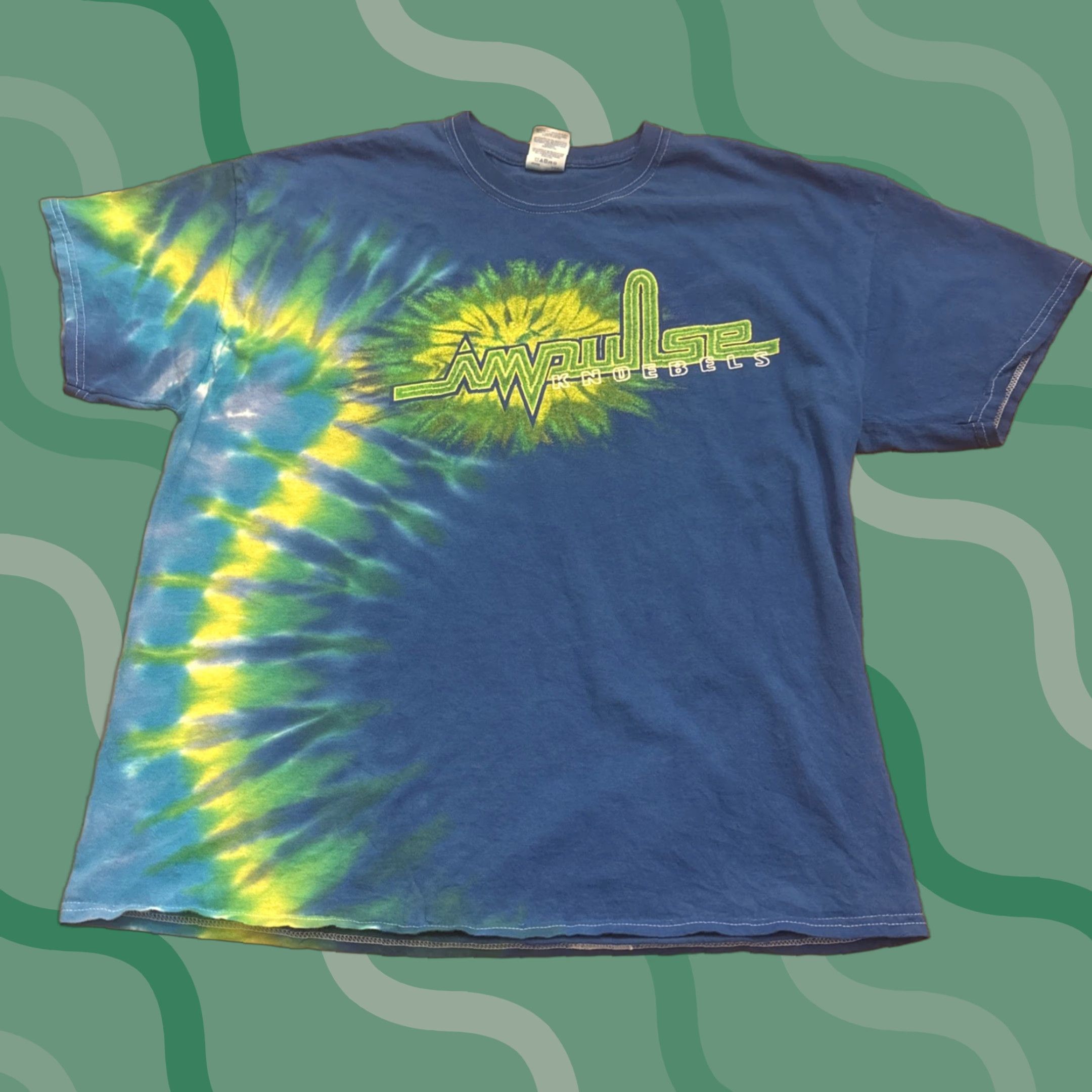 Gildan Knoebels Amusement Park Impulse Roller Coaster Tie Dye T Shirt Size XL Size US XL / EU 56 / 4 - 1 Thumbnail