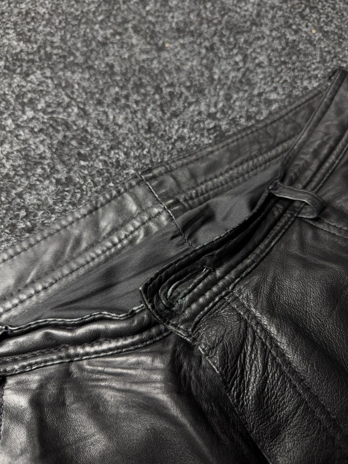 Leather Y2K Vintage Leather Pants Opium Style Alt Biker USA Rare Size US 34 / EU 50 - 11 Thumbnail