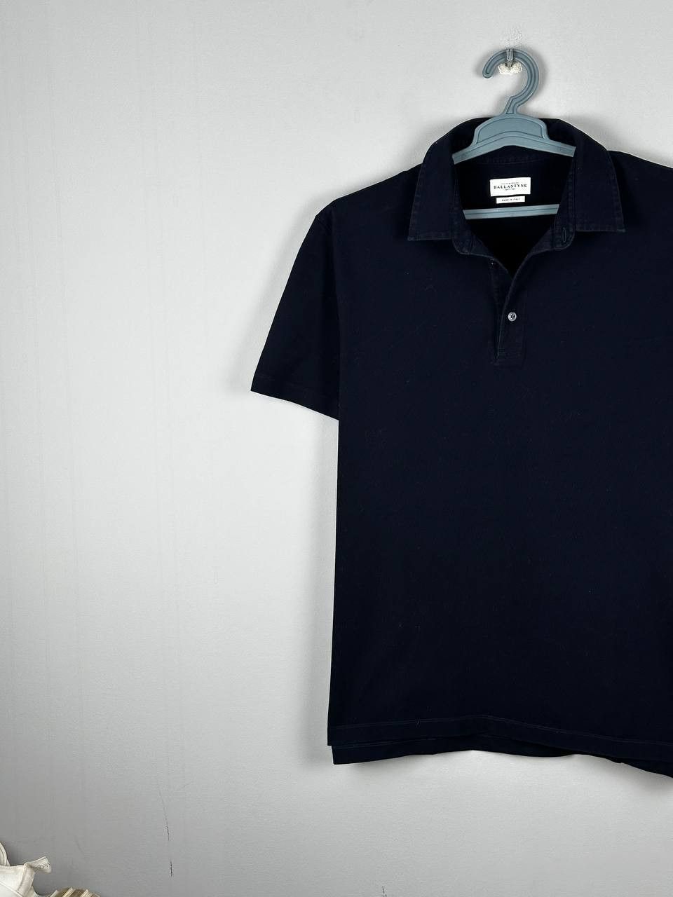Ballantyne Luxury Ballantyne Navy Cotton Casual Polo T Shirt Size US L / EU 52-54 / 3 - 3 Thumbnail