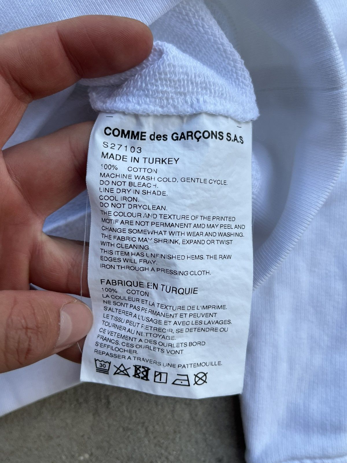 Comme des Garcons SHIRT SS’19 Comme des Garcons SHIRT Cut Out Mask Hoodie Size US M / EU 48-50 / 2 - 4 Thumbnail