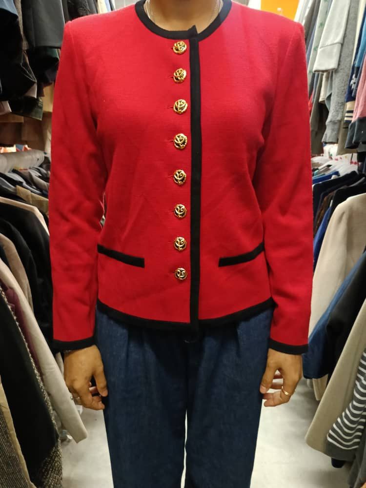 Designer × Vintage × Yves Saint Laurent Cardigan Yves Saint Laurent Size M / US 6-8 / IT 42-44 - 1 Thumbnail