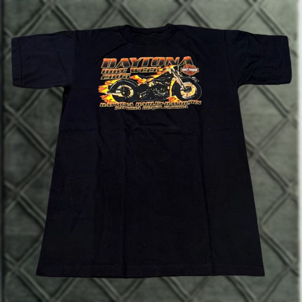 Harley Davidson VINTAGE 2005 Harley Davidson T-Shirt Men Medium Black Bike Week Daytona Beach Mens Size US M / EU 48-50 / 2 - 1 Thumbnail