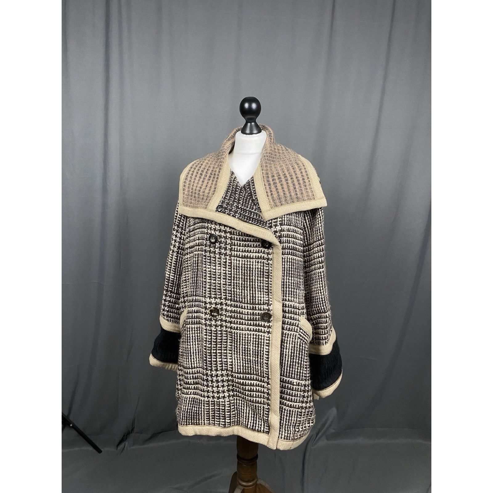 Missoni MINT! Missoni Women's Beige Multicolored Wool Sleeveless Cap Size L / US 10 / IT 46 - 2 Thumbnail