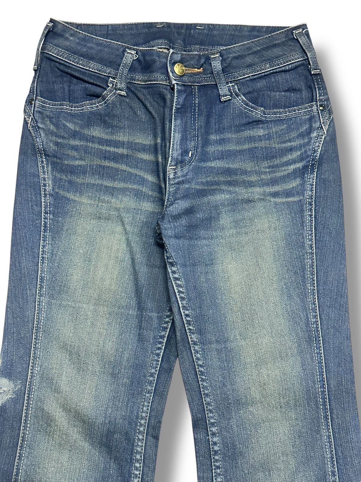 Japanese Brand Japan Jeans With Bootcut Wideleg Style and Faded Wash Size US 28 / EU 44 - 4 Thumbnail