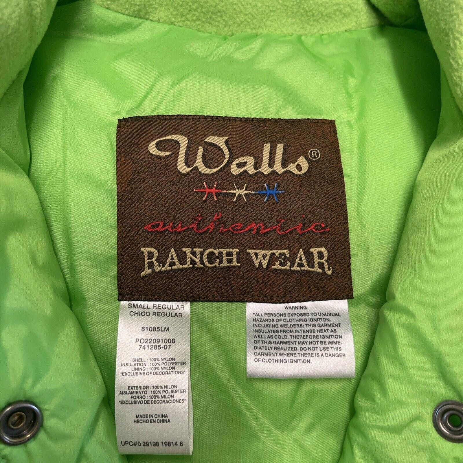 Designer WALLS Authentic Ranch Wear Vest Women's Small green Size S / US 4 / IT 40 - 2 Thumbnail