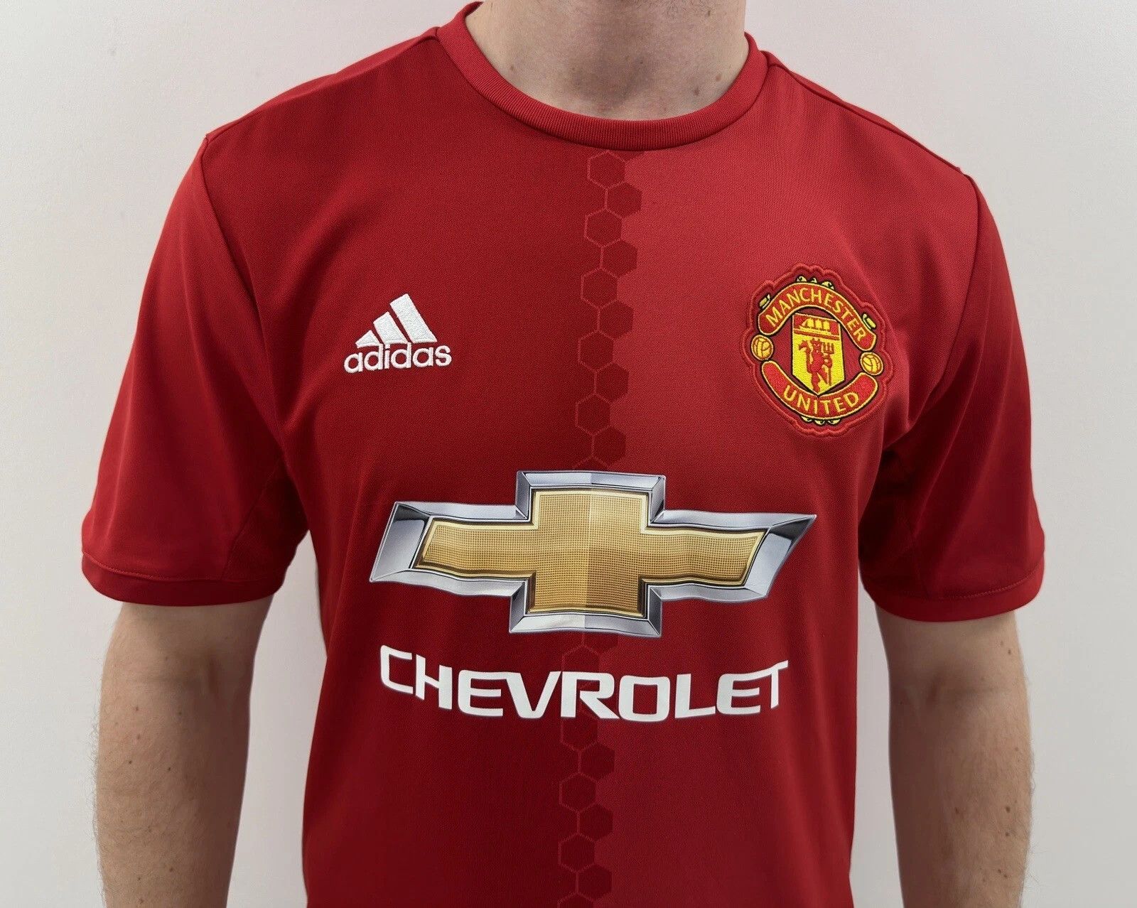 Adidas Manchester United 2016 2017 Home Jersey Soccer Mkhitaryan Size US M / EU 48-50 / 2 - 3 Thumbnail