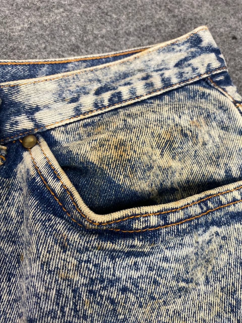 Japanese Brand japanese brand acid wash denim nice design Size US 33 - 8 Thumbnail