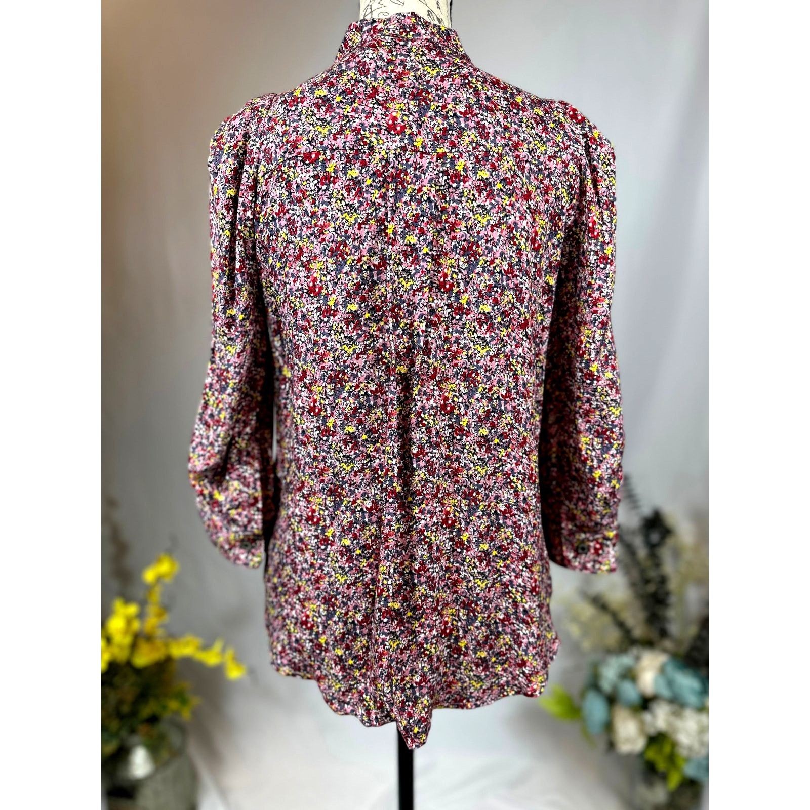 Zadig & Voltaire Zadig & Voltaire Touch Ao Liberty Top Neck Ties Rose XS Size XS / US 0-2 / IT 36-38 - 15 Thumbnail