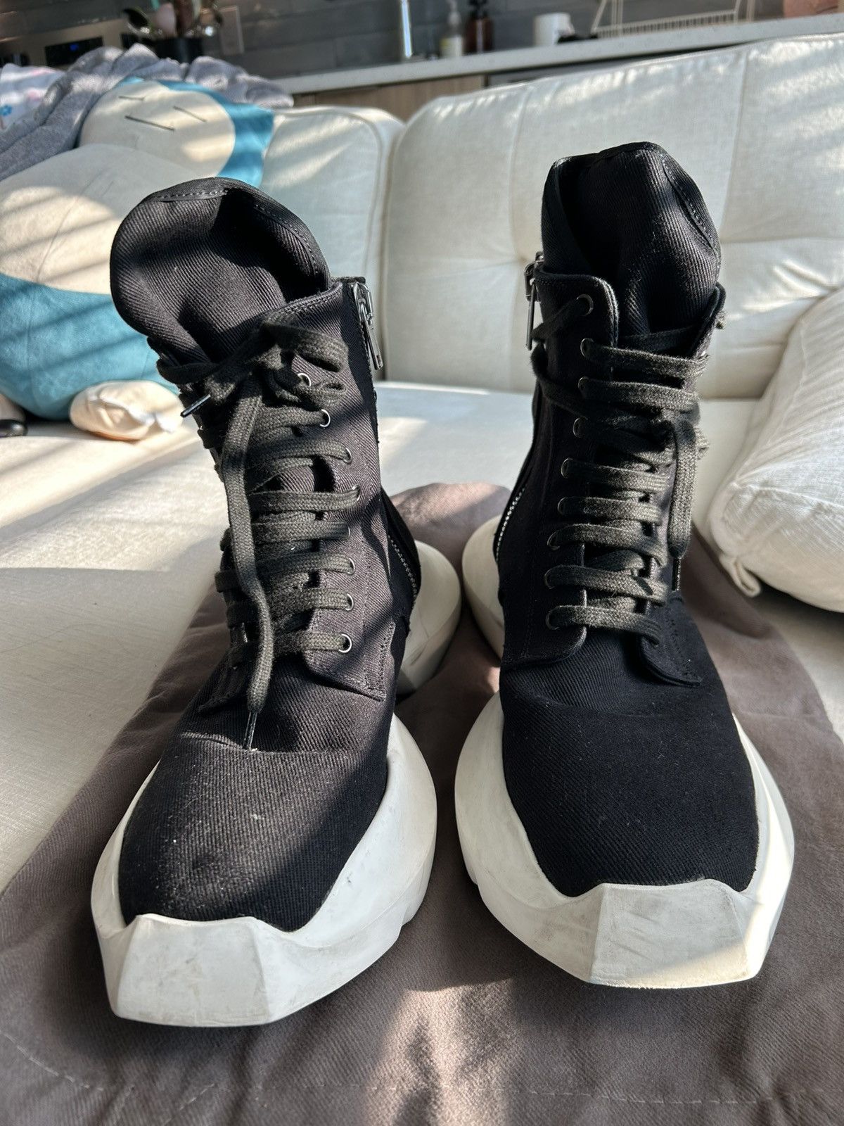 Rick Owens Drkshdw Rick Owens Drksdw Stivali Army Sneaker Boot Size US 11 / EU 44 - 8 Thumbnail