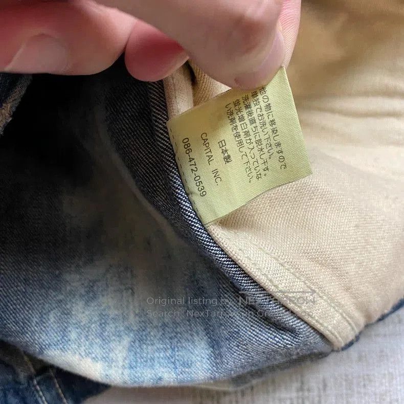 Kapital KAPITAL KOUNTRY Hirata Kazuhiro Nissan washed denim jacket Size US L / EU 52-54 / 3 - 7 Thumbnail
