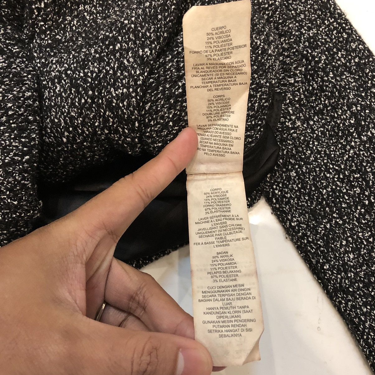 Armani Exchange × Designer Armani Exchange Biker Jacket Size XS / US 0-2 / IT 36-38 - 7 Thumbnail