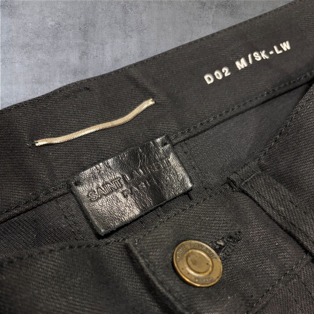 Saint Laurent Paris Saint Laurent Paris by Hedi Slimane SS15 Concho D02 Denim Size US 28 / EU 44 - 4 Thumbnail