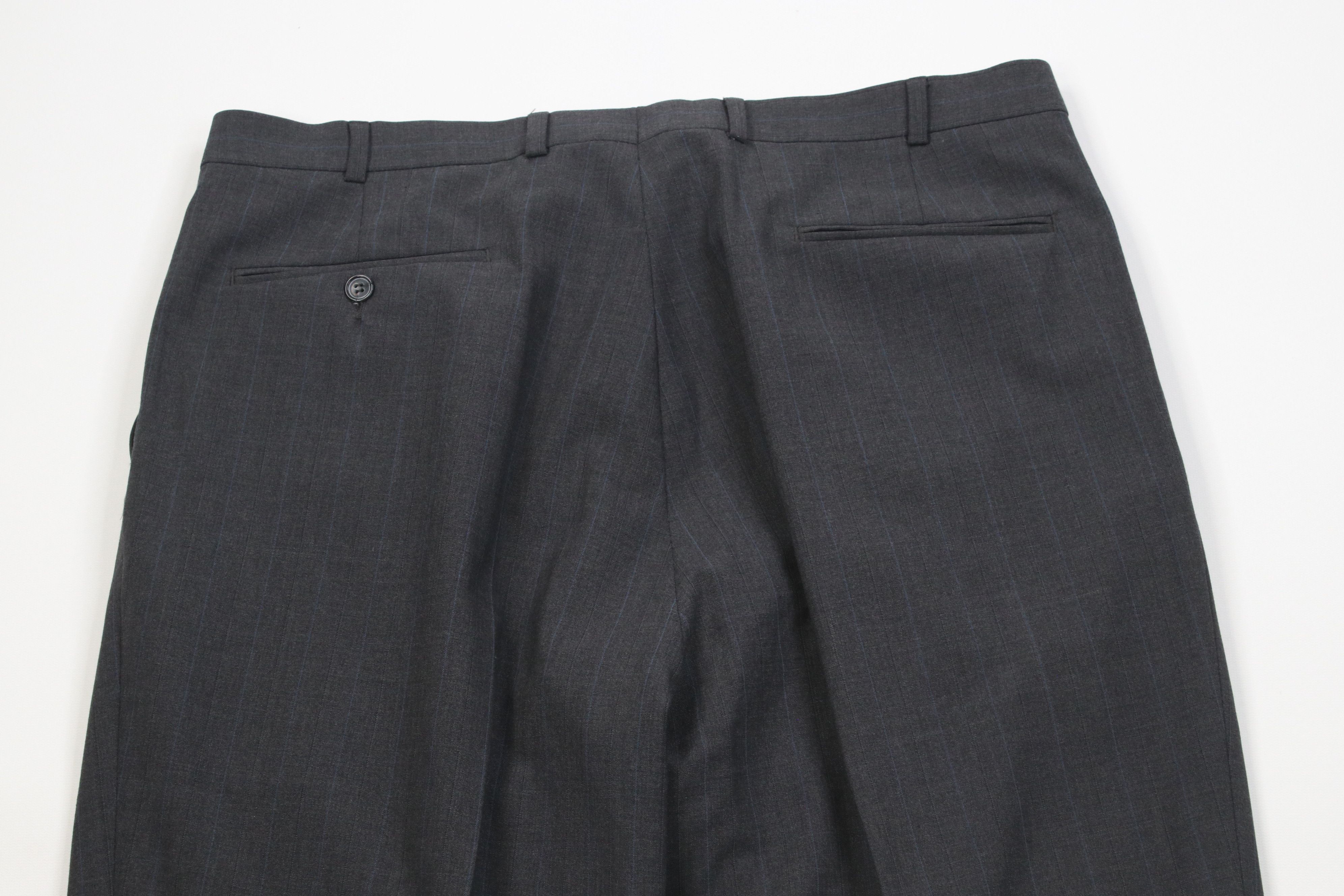 Vintage Vintage 90s Streetwear Wool Blend Knit Wide Leg Chino Pants Size US 36 / EU 52 - 11 Thumbnail