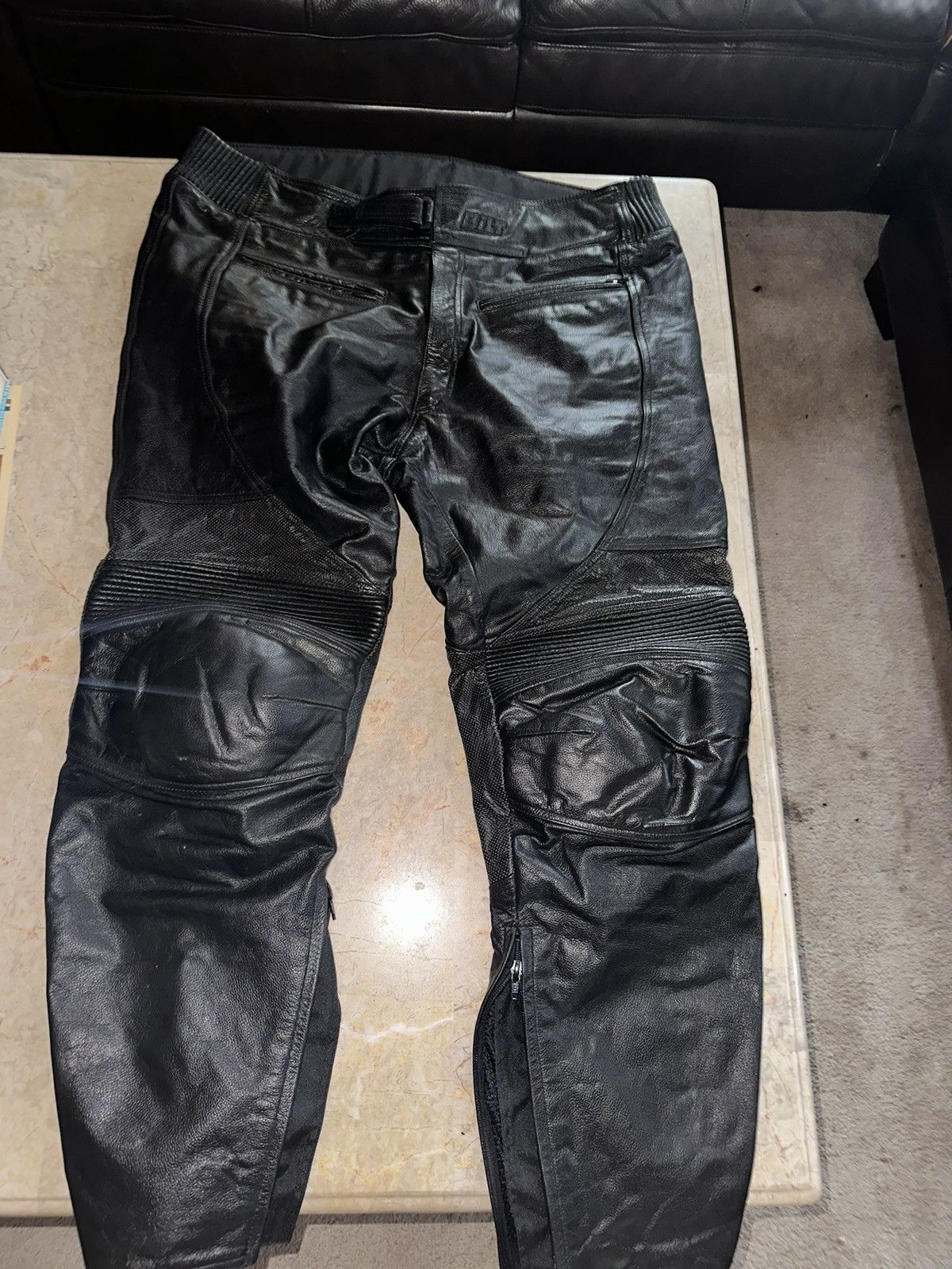 Leather × Vintage BILT Vintage Moto Racing Leather Pants Size US 33 - 1 Thumbnail