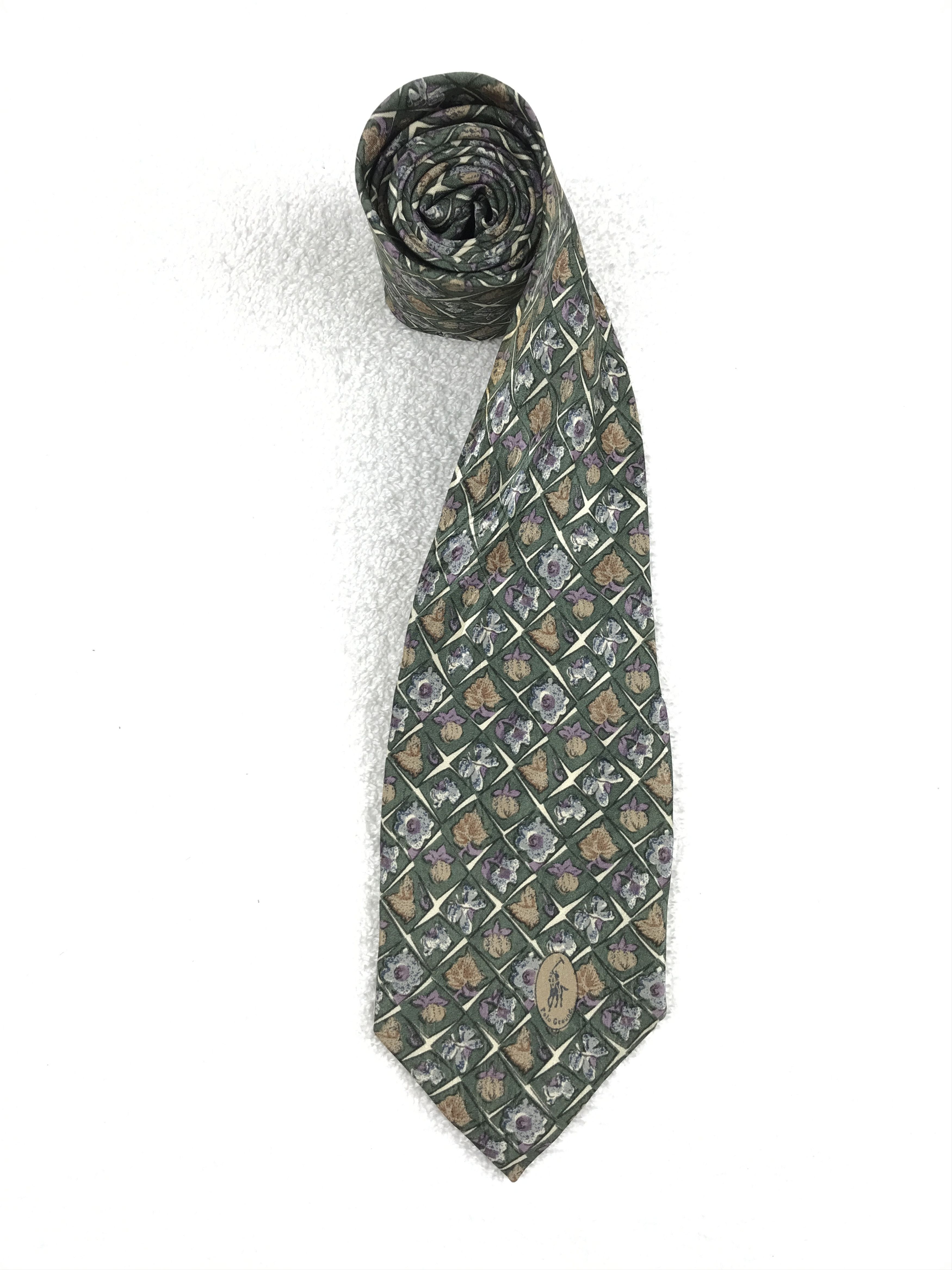 Designer × Polo Ralph Lauren × Vintage Vintage Ralph Lauren Silk Necktie Size ONE SIZE - 2 Thumbnail