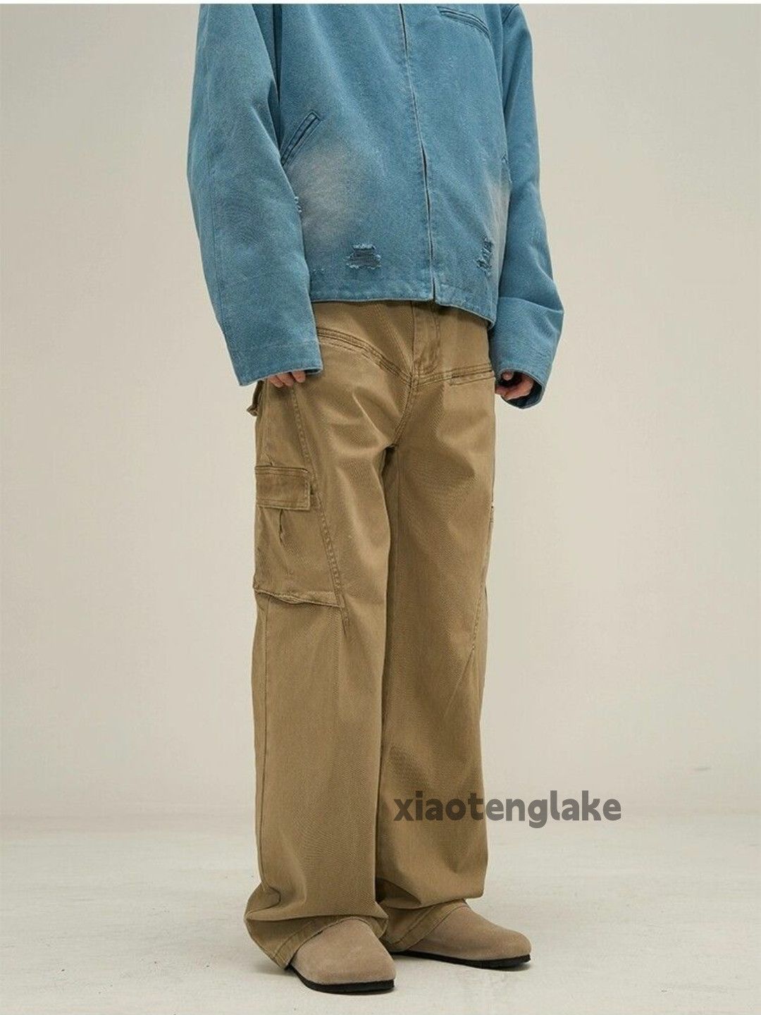 Designer × Vintage utility military loose baggy outdoor workwear cargo pants Size US 32 / EU 48 - 1 Thumbnail