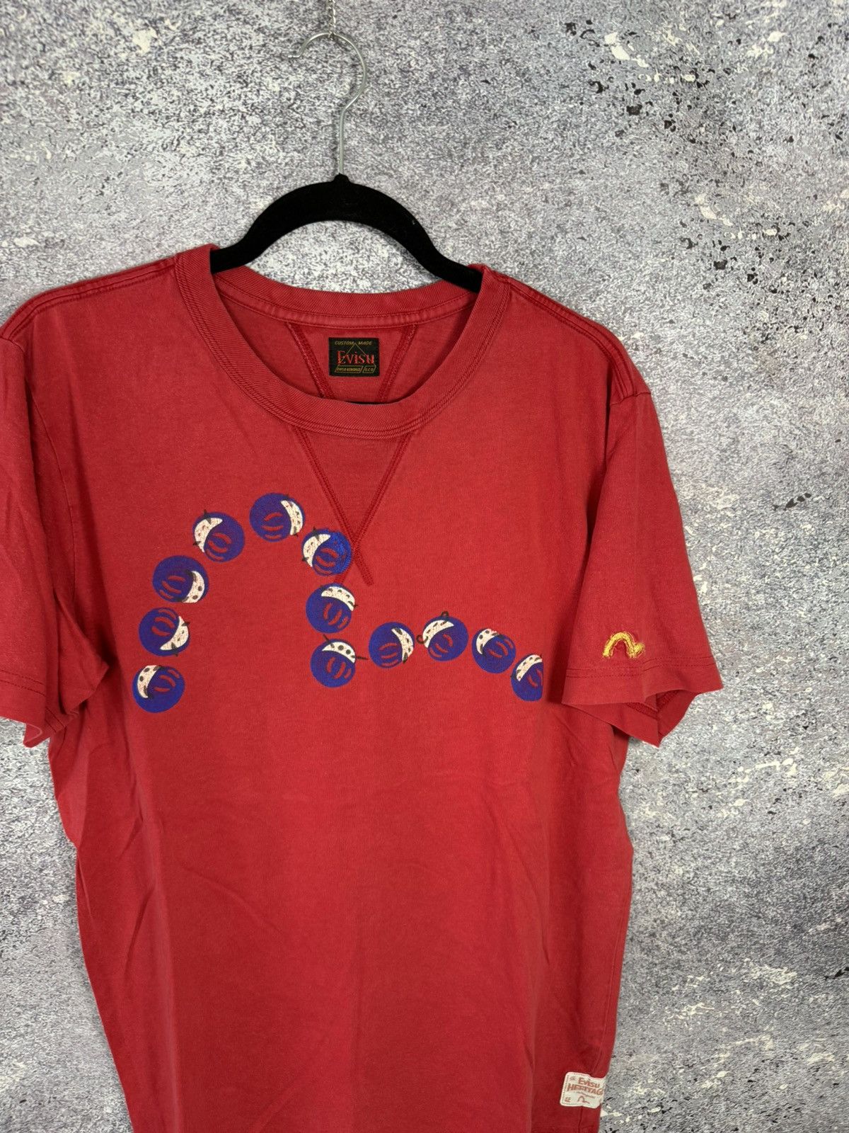 Evisu × Japanese Brand × Vintage Vintage Evisu Big logo tee y2k 90’s L size Size US L / EU 52-54 / 3 - 3 Thumbnail