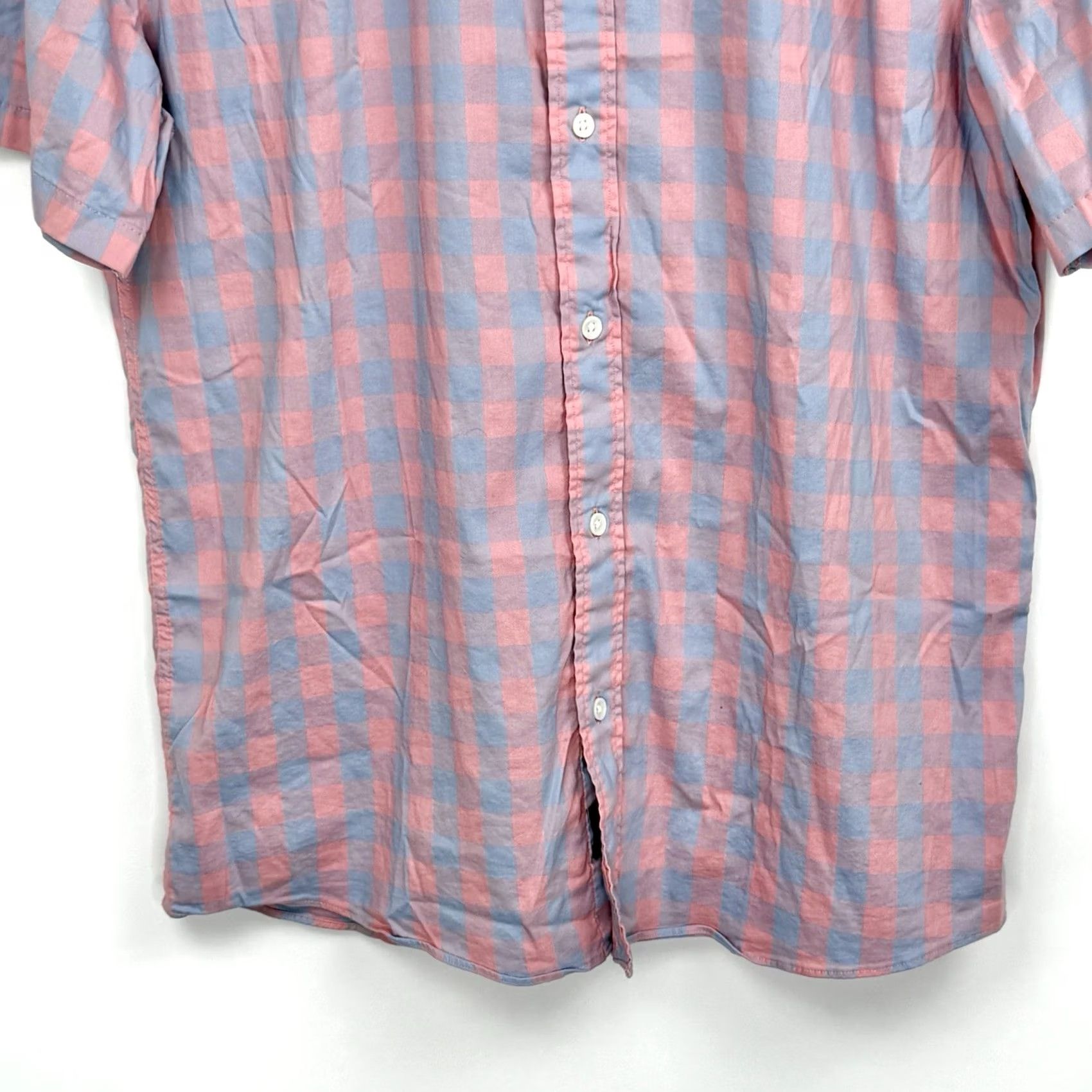 Faherty Faherty Shirt Mens Large The Movement Short Sleeve Button Up Plaid Preppy Shirt Size US L / EU 52-54 / 3 - 3 Thumbnail