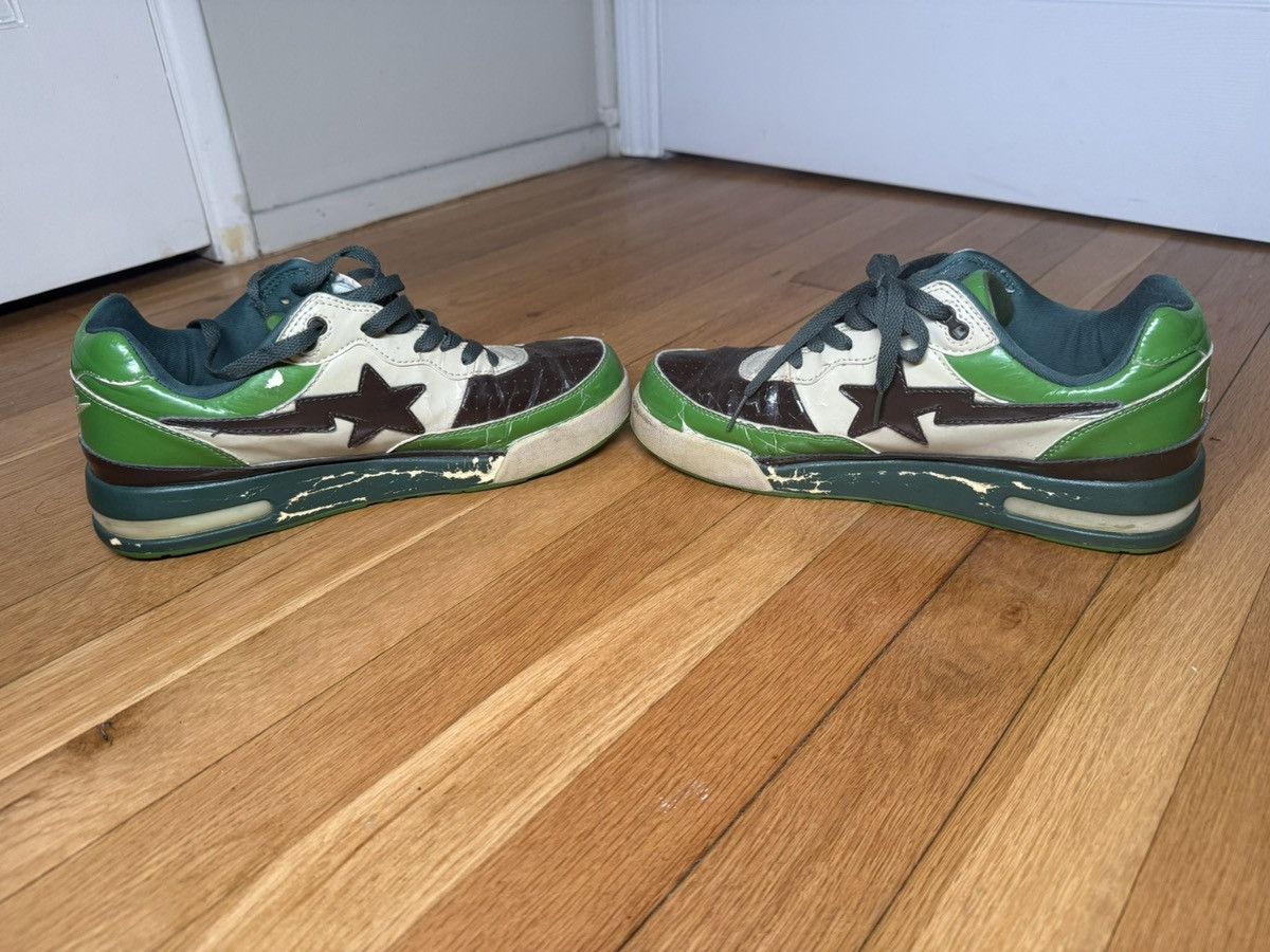 Bape Roadsta Green/White/Brown US10.5 Size US 10.5 / EU 43-44 - 6 Thumbnail