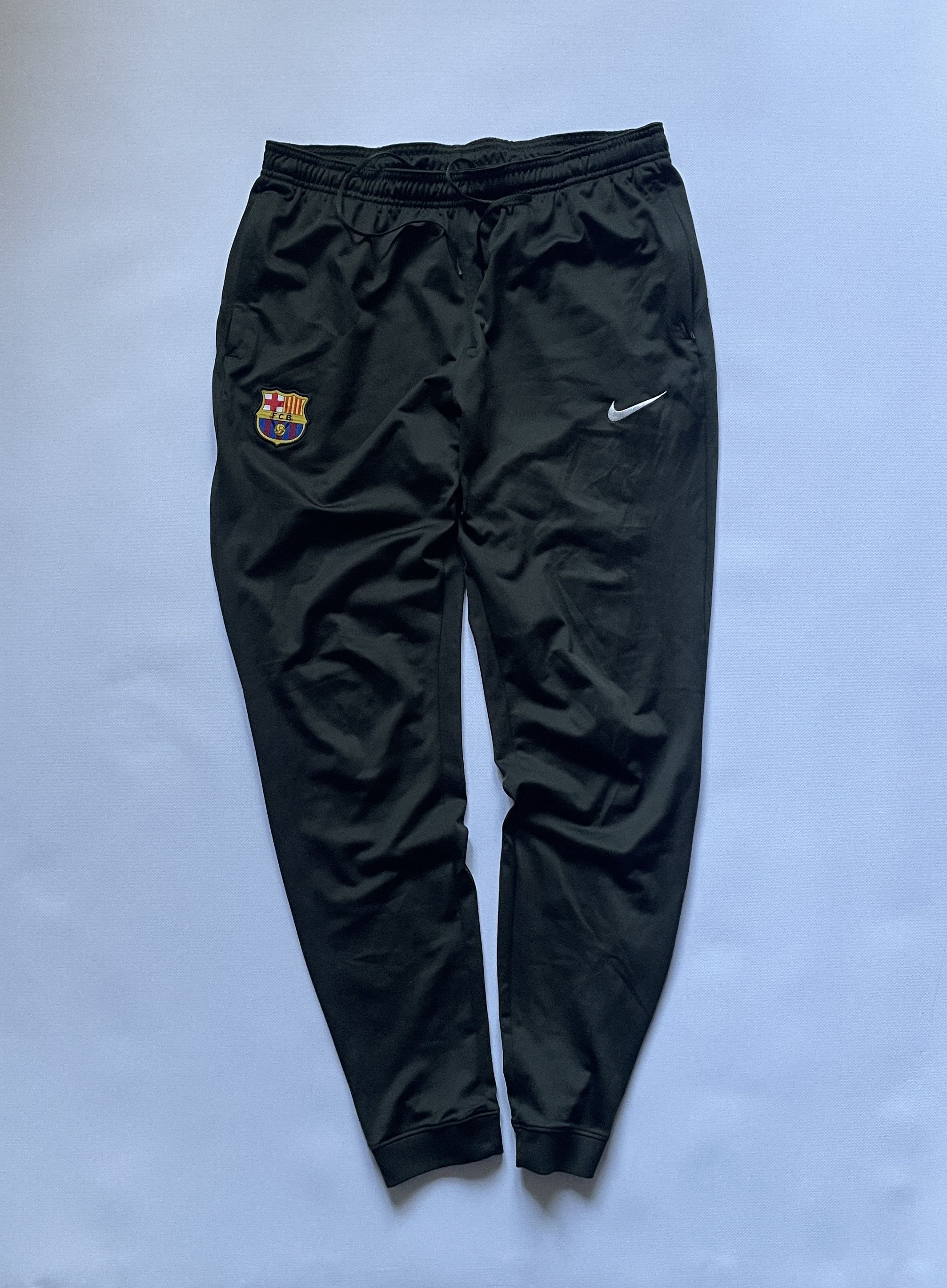 Nike × Vintage 00s Nike FC Barcelona Vintage Soccer Brown Pants