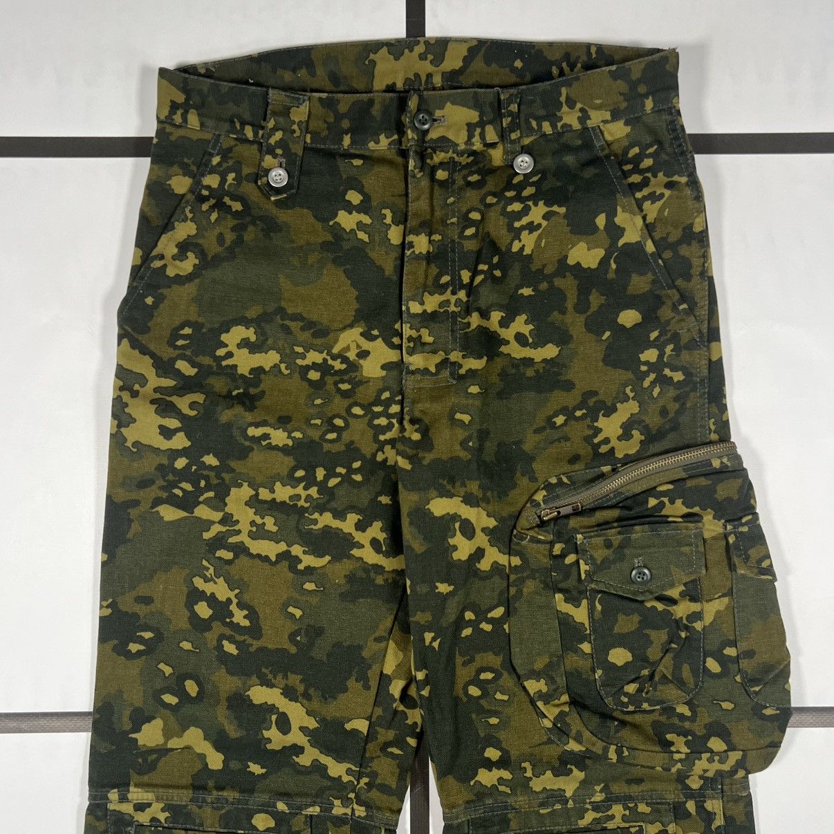 PPFM |[ 2002 PPFM Camo Multi-Pocket Cargo Trousers ]| Size US 30 / EU 46 - 3 Thumbnail