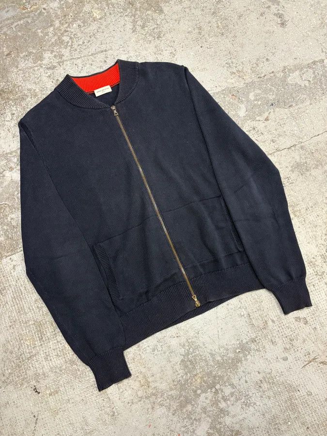 Dries Van Noten Dries Van Noten Navy Cardigan Zip-Up Sweater Size US S / EU 44-46 / 1 - 4 Thumbnail