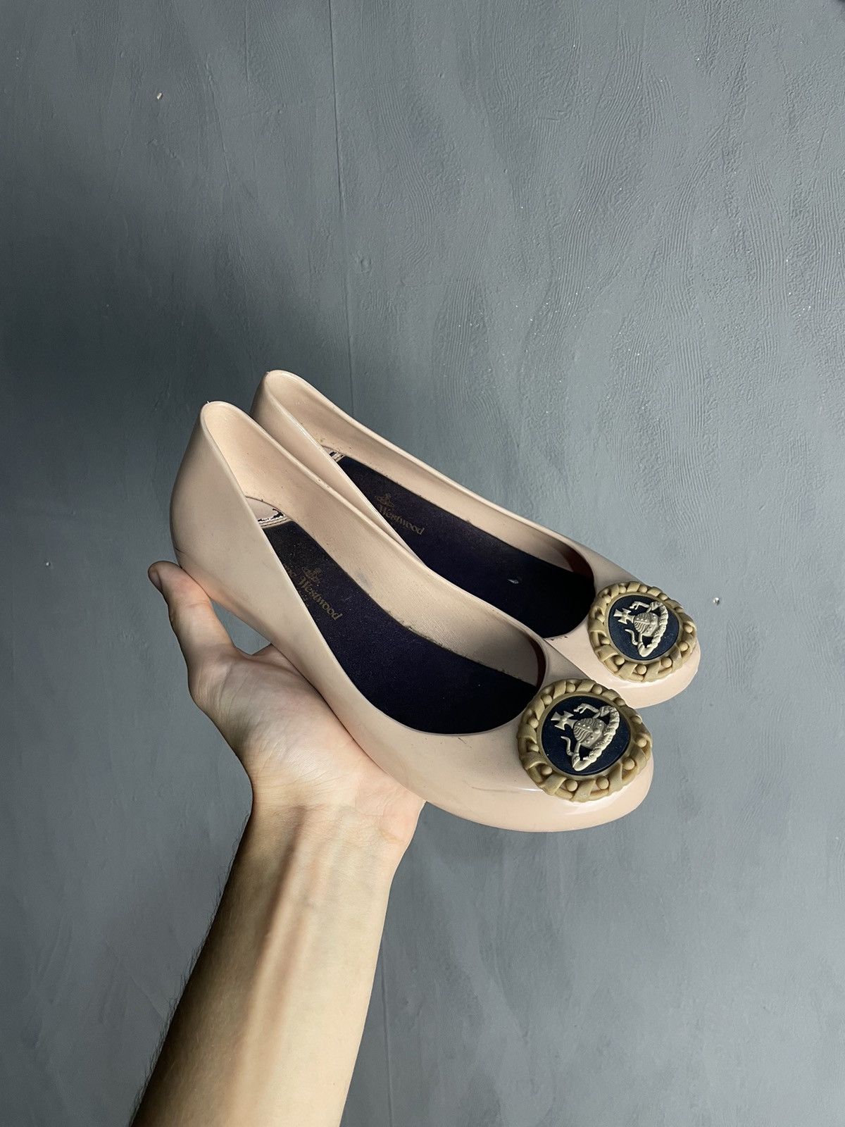 Melissa × Vivienne Westwood Vivienne Westwood x Mellisa Anglomania black flats ballet Size US 7 / IT 37 - 1 Thumbnail