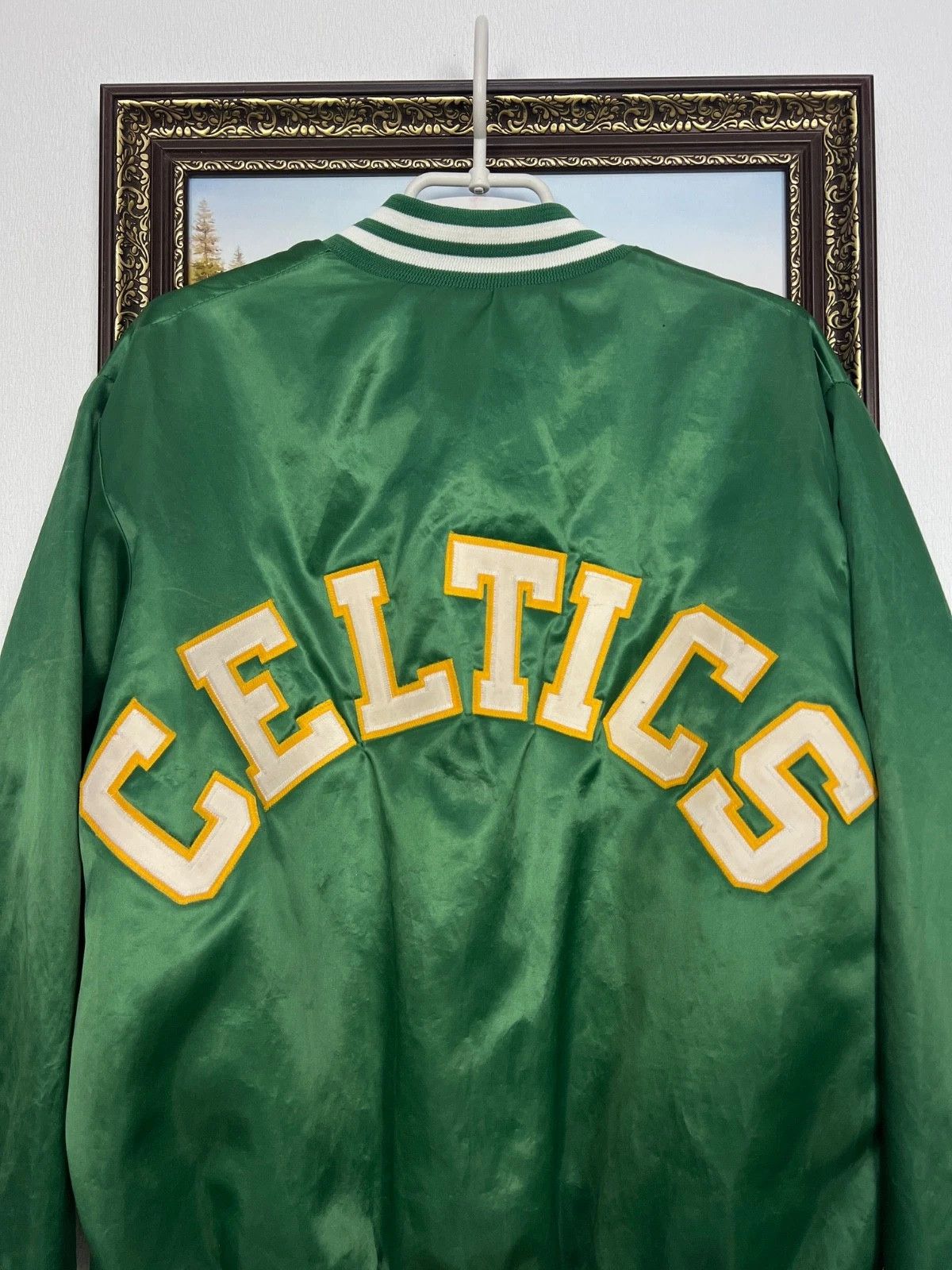 Chalk Line Vintage Chalk Line Boston Celtics NBA Green Bomber Jacket Size US L / EU 52-54 / 3 - 2 Thumbnail