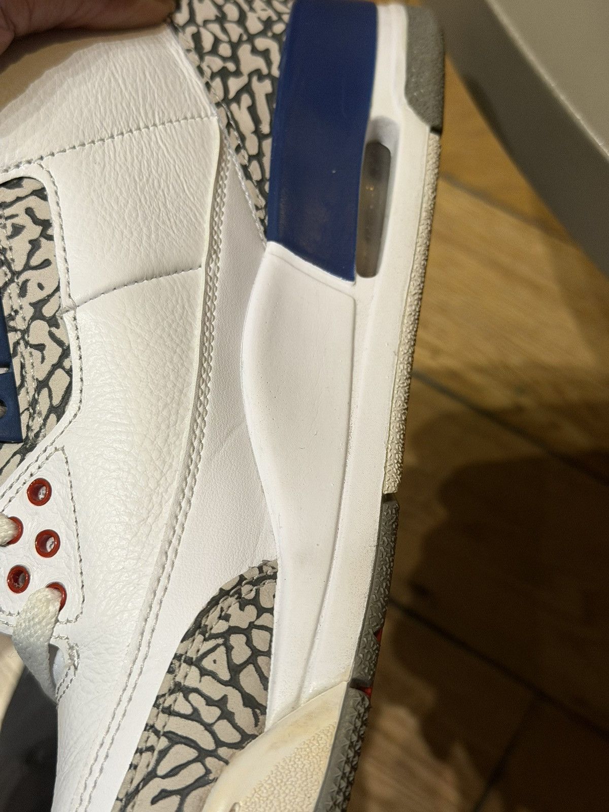 Jordan Brand Air Jordan 3 True Blue 2016 10.5 VNDS Size US 10.5 / EU 43-44 - 5 Thumbnail