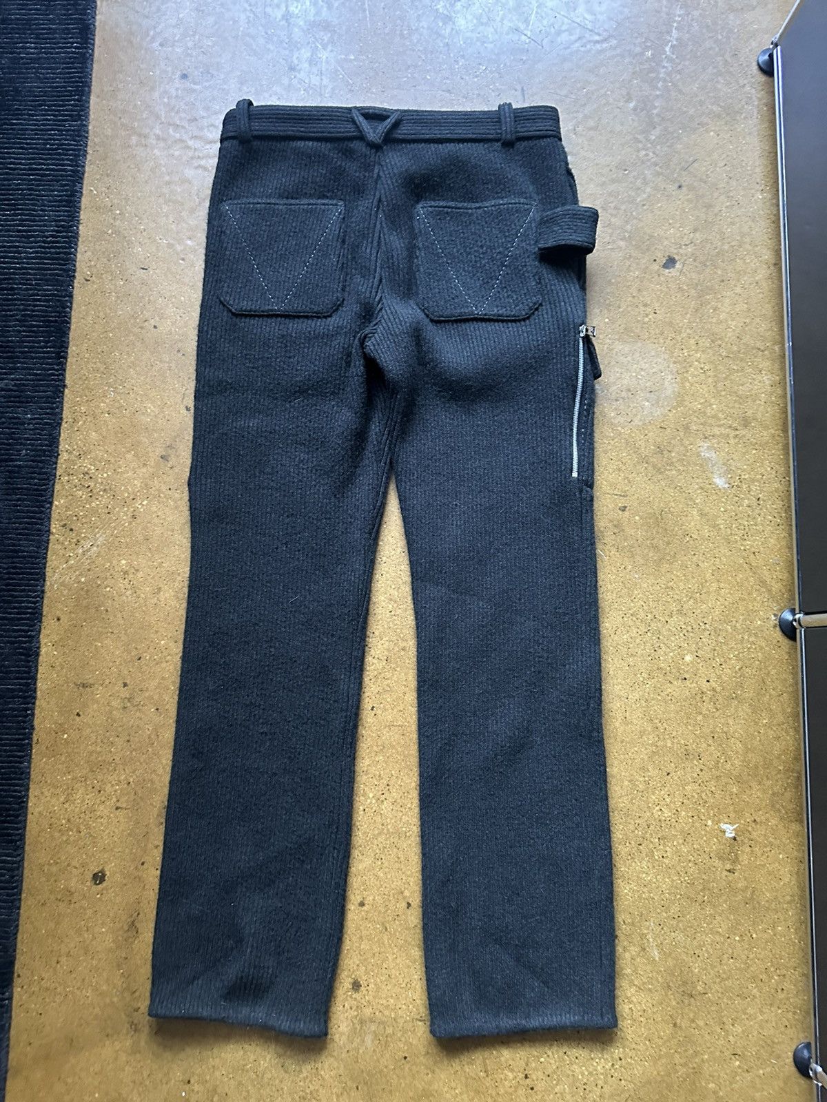 Bottega Veneta $3500 Bottega Veneta Cashmere Runway Pants (52) Size US 34 / EU 50 - 2 Thumbnail