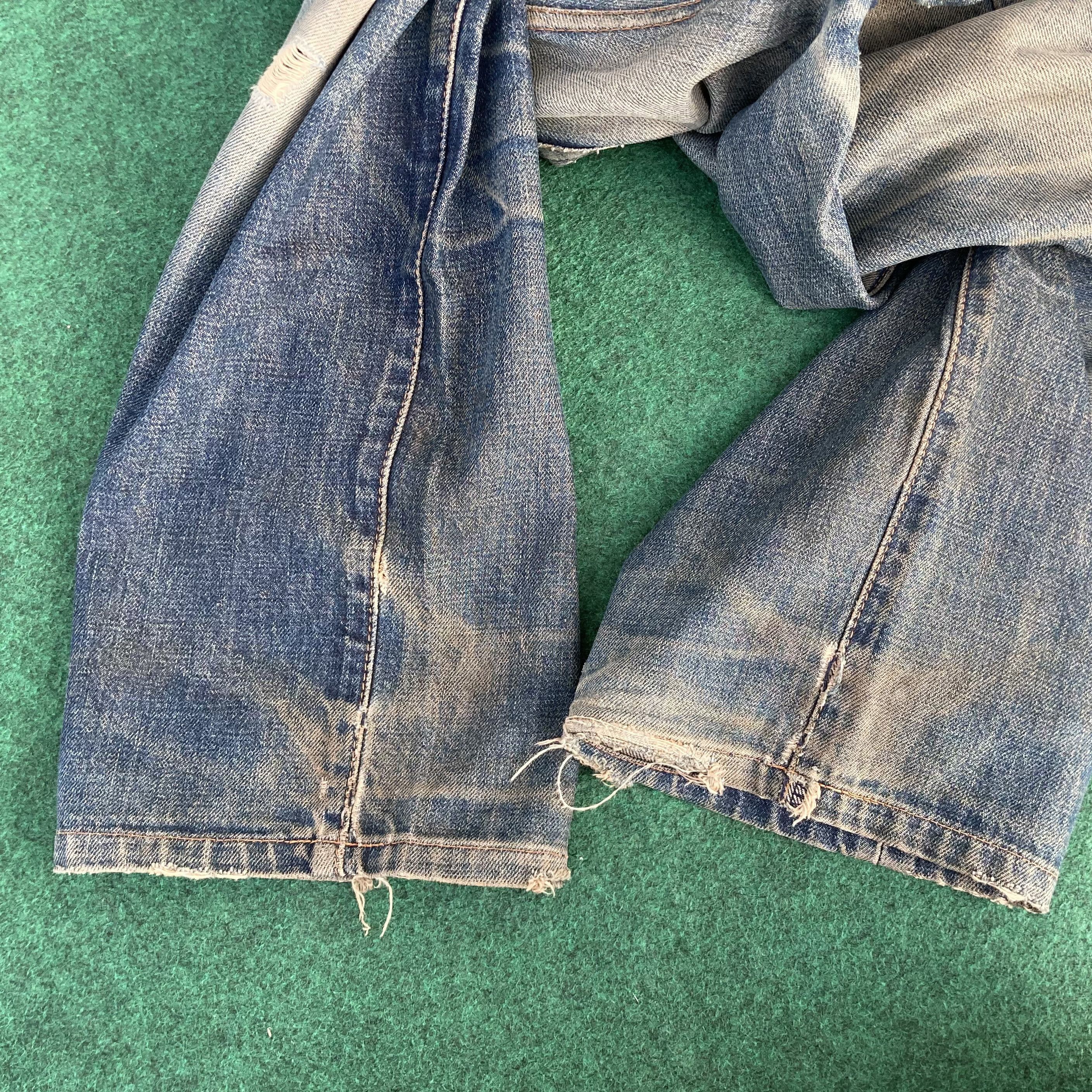 Levi's 28x30 Vtg Levis 502 Japan Big E Redline Selvedge Denim Jeans Size US 28 / EU 44 - 12 Thumbnail