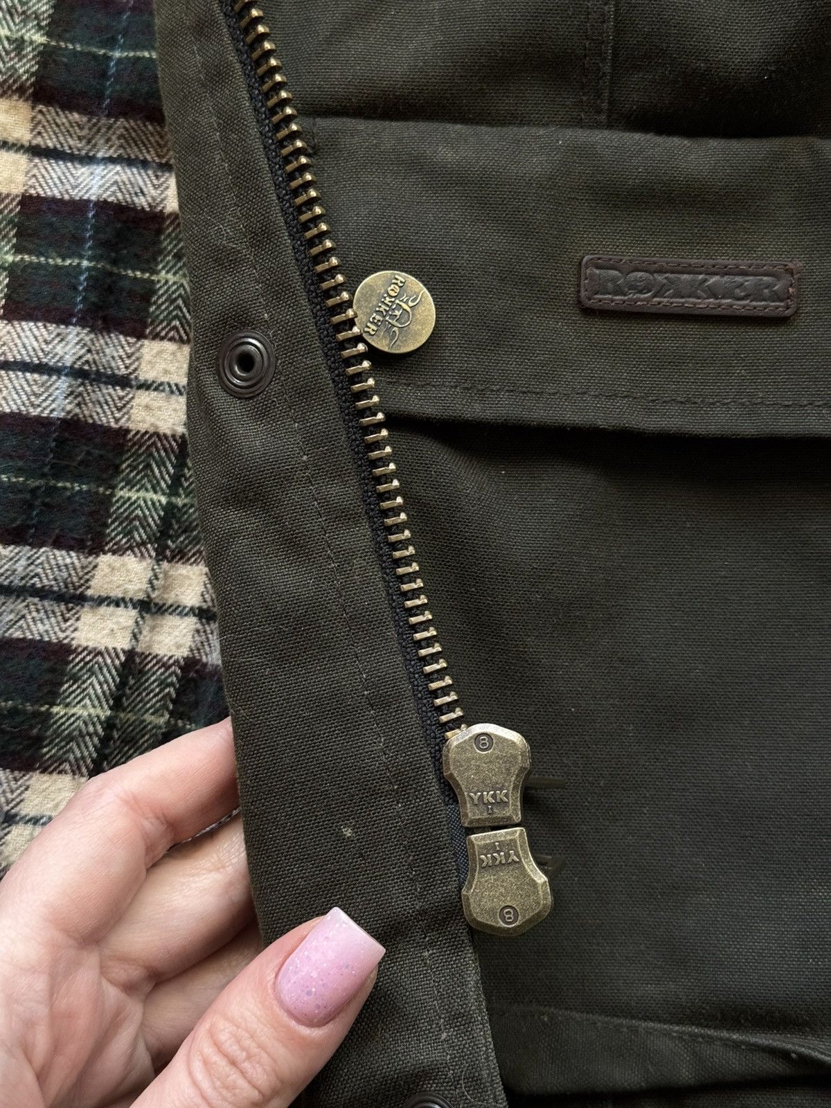 Designer × THE ROKKER COMPANY Rokker x British Millerain waxed jacket Size M / US 6-8 / IT 42-44 - 7 Thumbnail